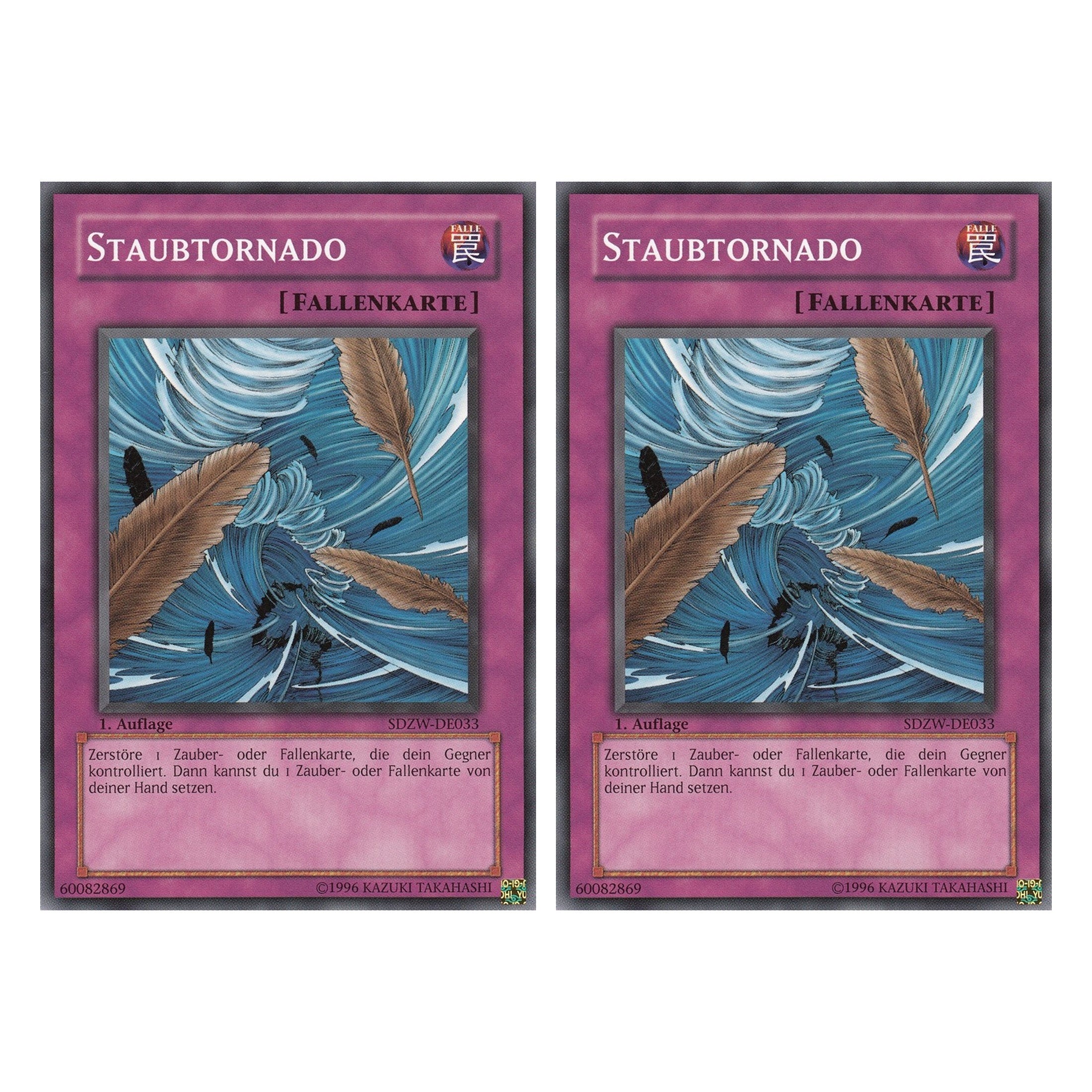 Staubtornado - SDZW-DE033 - Common - Deutsch - 1. Auflage - Structure Deck: Zombie World - Duo Set (2 Stück) - Yugioh