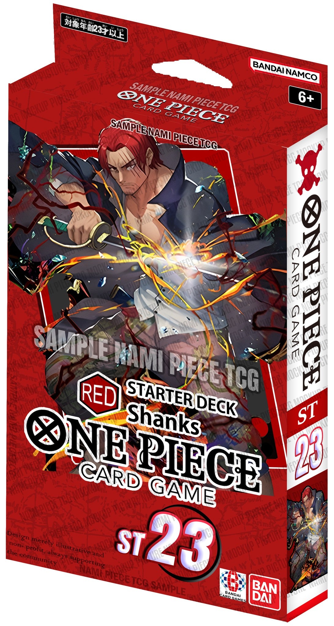 One Piece Card Game - Starter Deck - Shanks - ST23 - Englisch