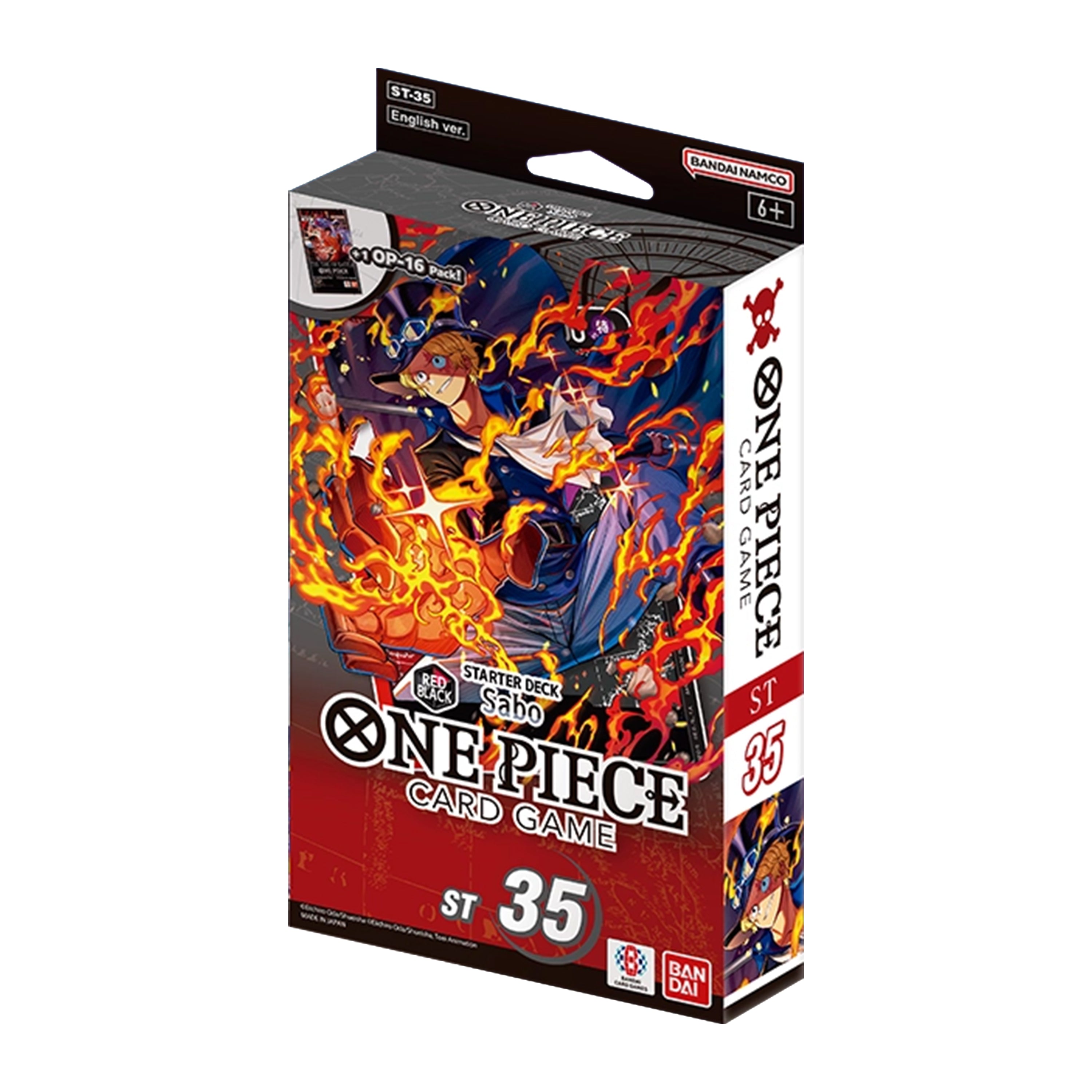 One Piece Card Game Starter Deck ST-35 – Red/Black Sabo