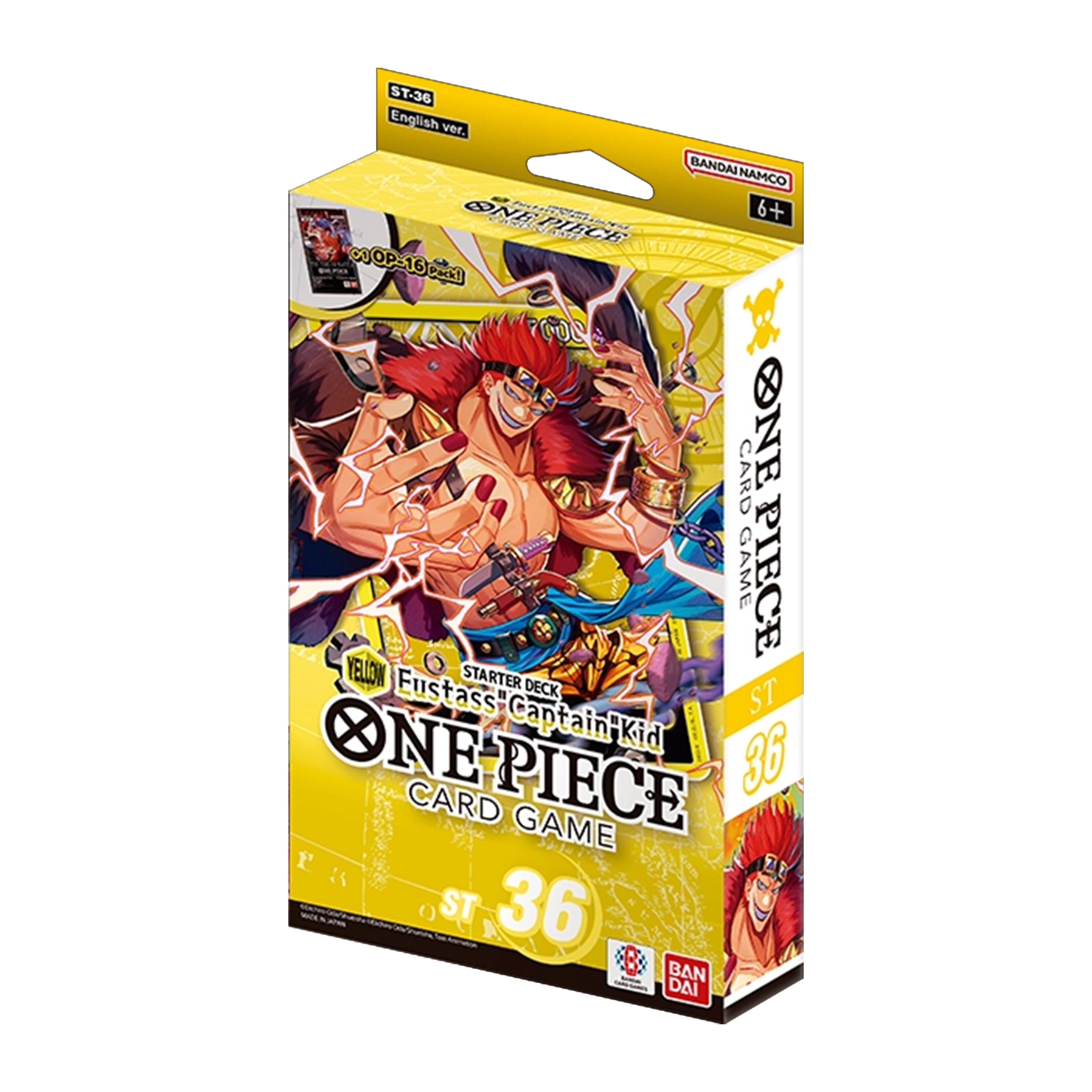 One Piece Card Game Starter Deck ST-36 – Yellow Eustass Kid