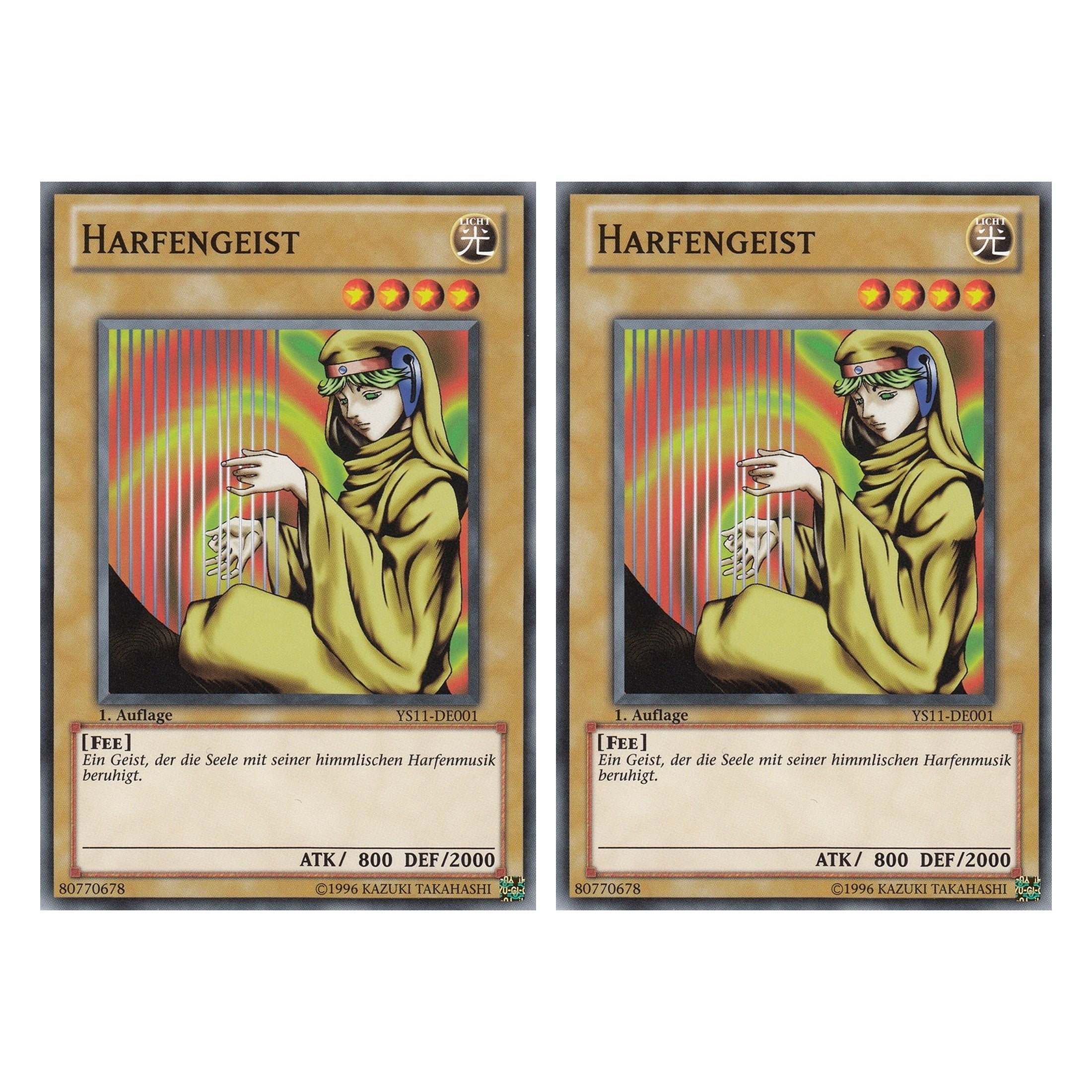 Harfengeist - YS11-DE001 - Common - Deutsch - 1. Auflage - Starter Deck: Dawn of the Xyz - Duo Set (2 Stück) - Yugioh