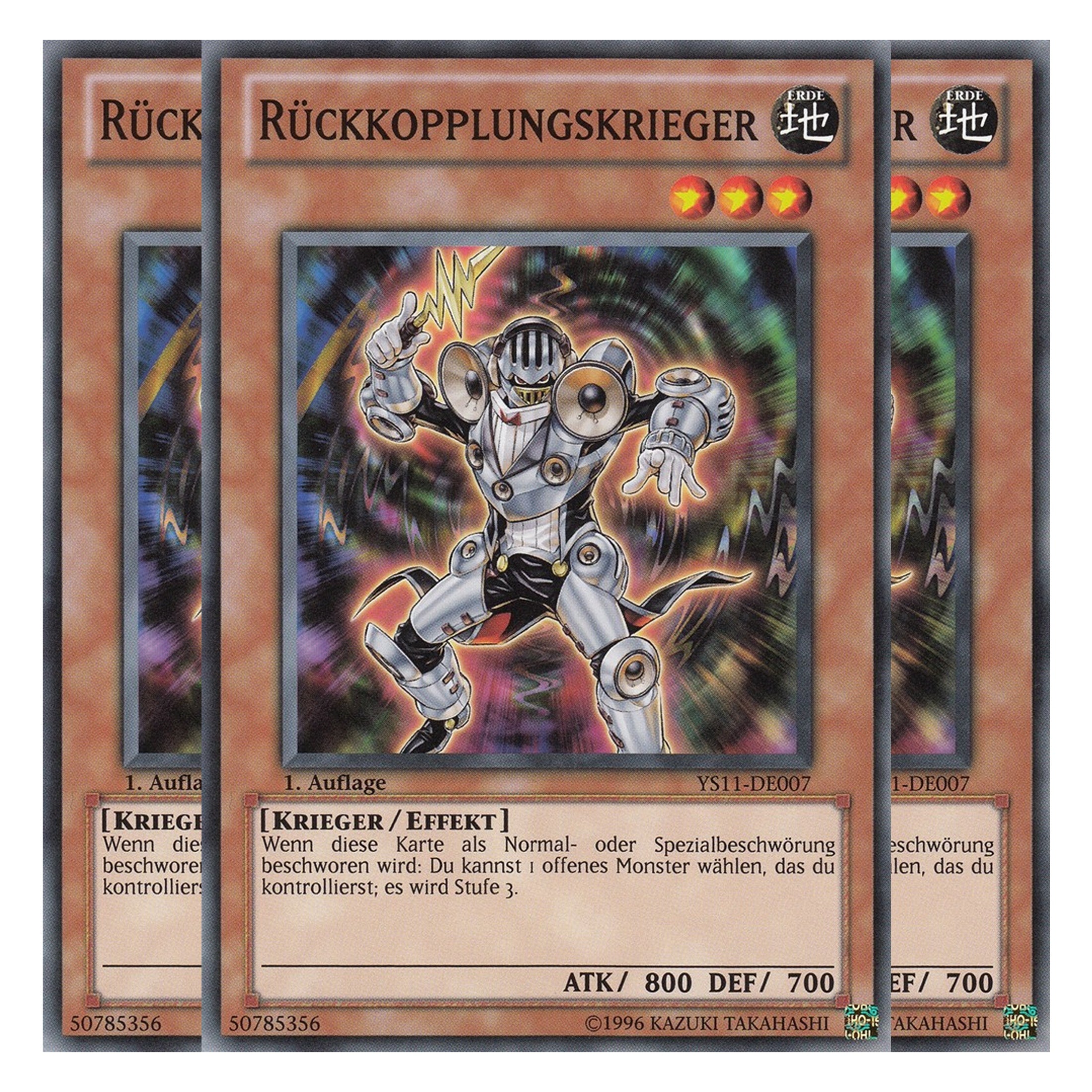 Rückkopplungskrieger - YS11-DE007 - Common - Deutsch - 1. Auflage - Starter Deck: Dawn of the Xyz - Playset (3 Kopien)
