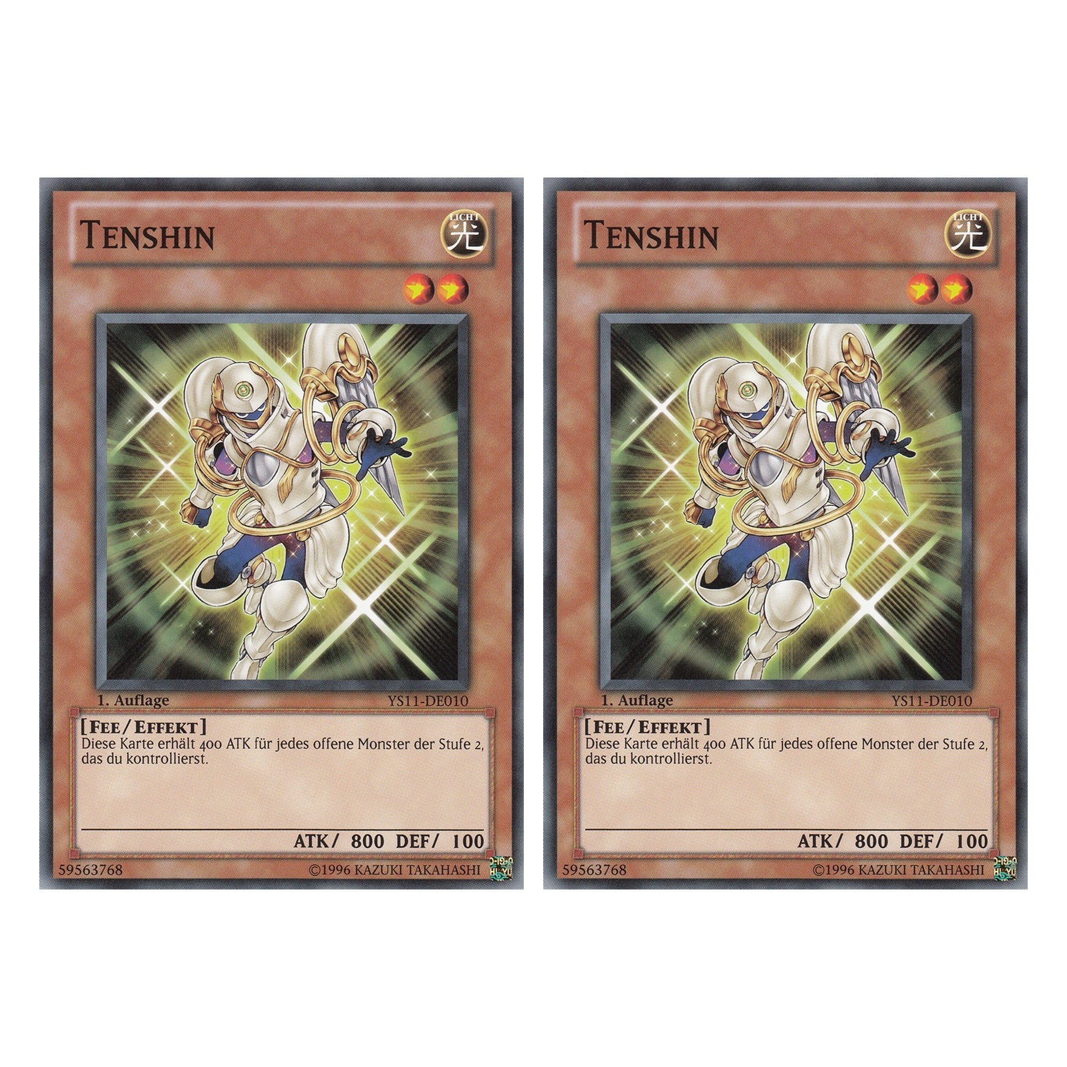 Tenshin - YS11-DE010 - Common - Deutsch - 1. Auflage - Starter Deck: Dawn of the Xyz - Duo Set (2 Stück) - Yugioh