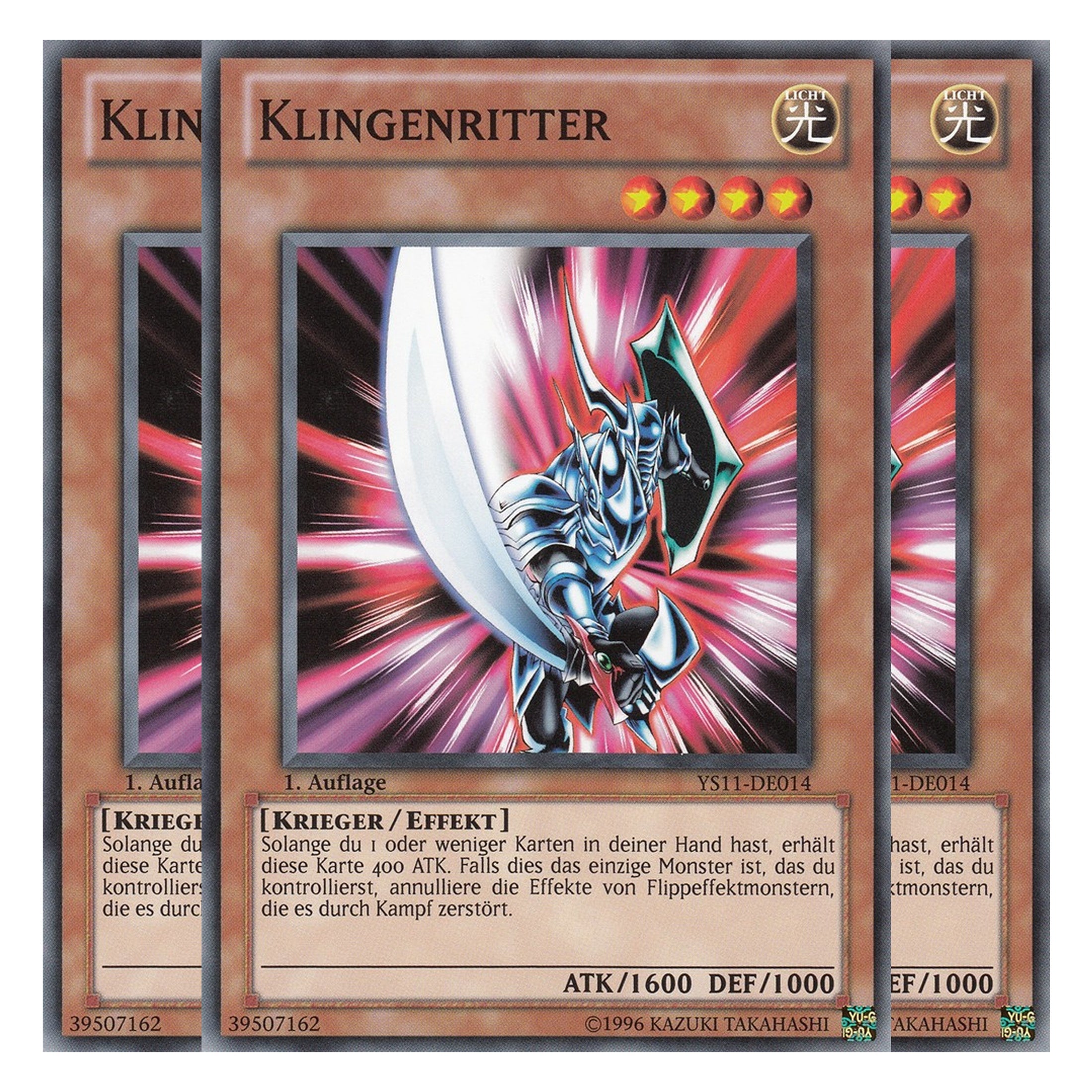 Klingenritter - YS11-DE014 - Common - Deutsch - 1. Auflage - Starter Deck: Dawn of the Xyz - Playset (3 Kopien)