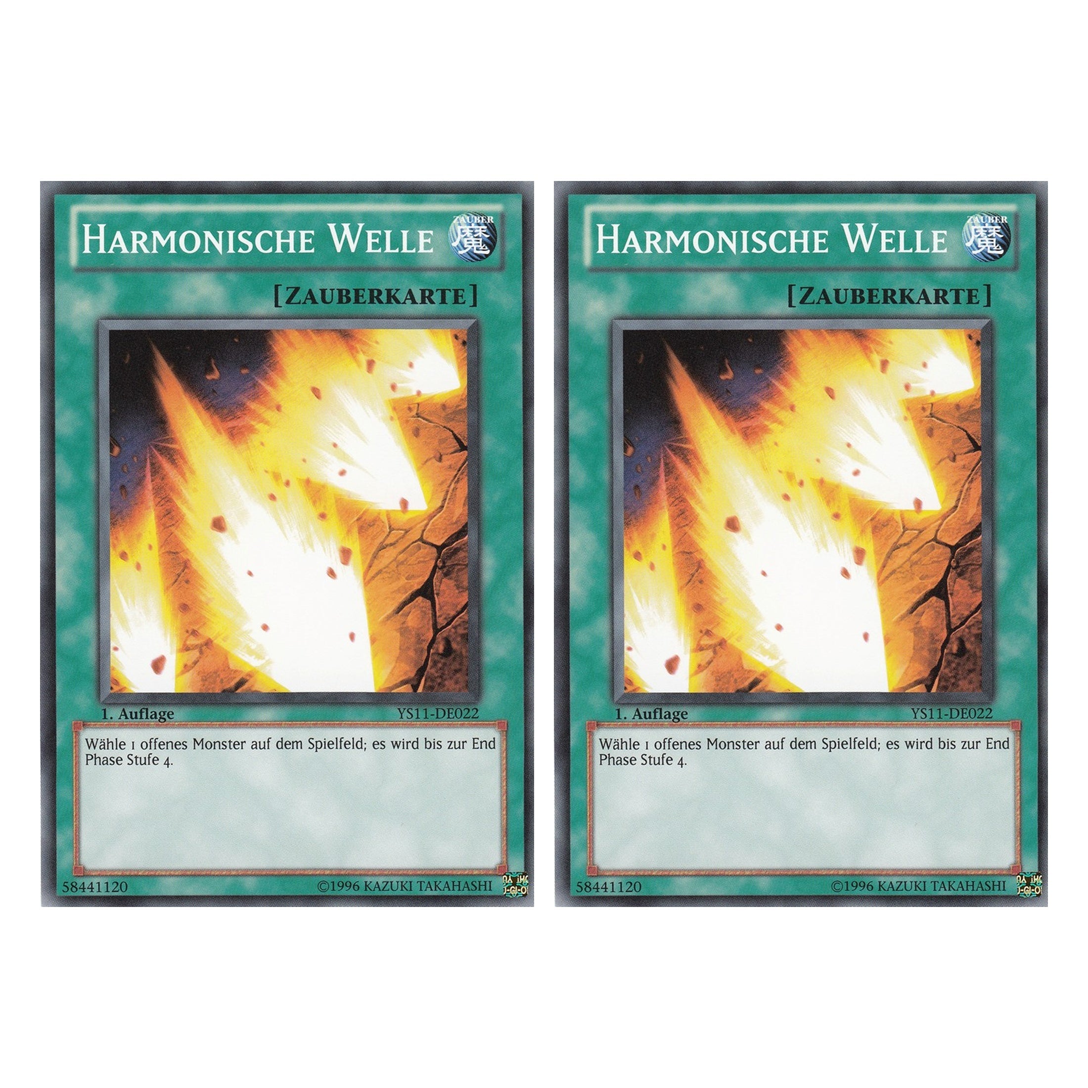 Harmonische Welle - YS11-DE022 - Common - Deutsch - 1. Auflage - Starter Deck: Dawn of the Xyz - Duo Set (2 Stück) - Yugioh