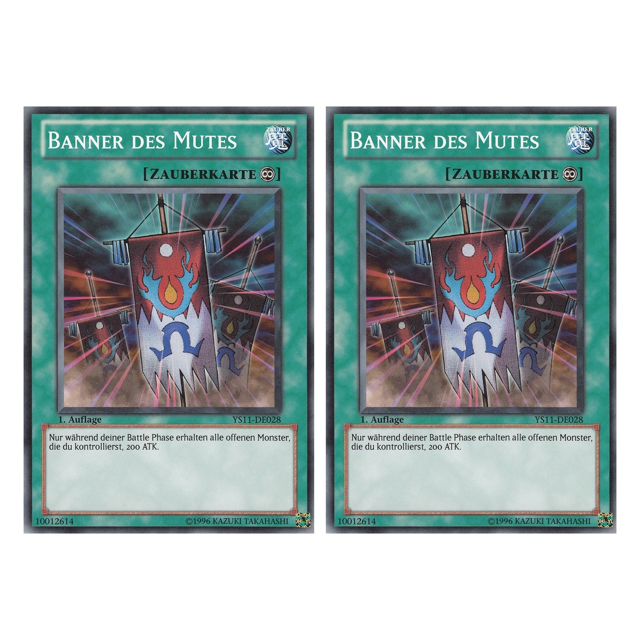 Banner des Mutes - YS11-DE028 - Common - Deutsch - 1. Auflage - Starter Deck: Dawn of the Xyz - Duo Set (2 Stück) - Yugioh