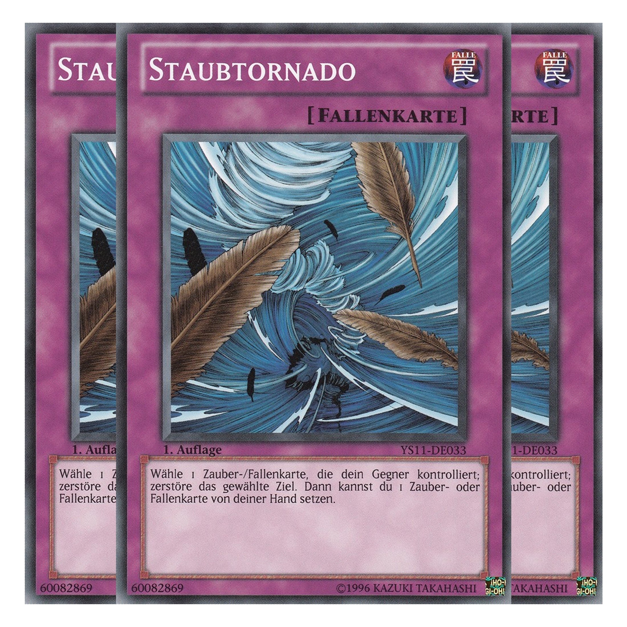 Staubtornado - YS11-DE033 - Common - Deutsch - 1. Auflage - Starter Deck: Dawn of the Xyz - Playset (3 Kopien)
