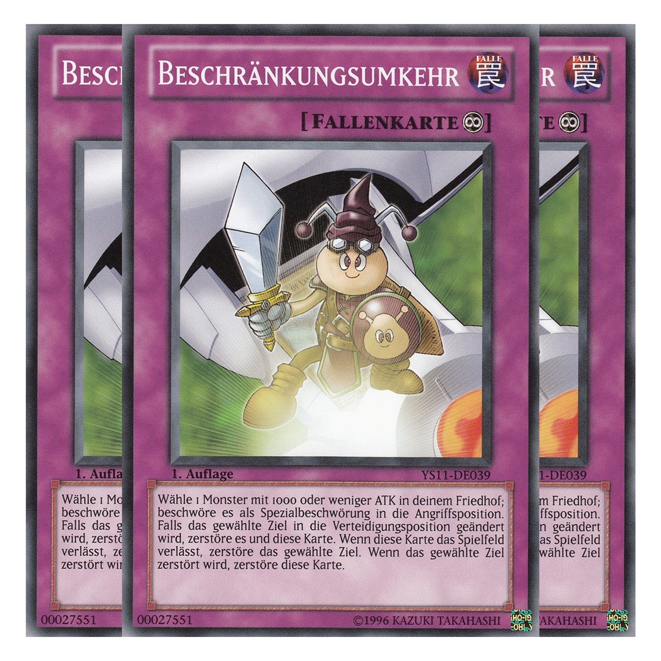 Beschränkungsumkehr - YS11-DE039 - Common - Deutsch - 1. Auflage - Starter Deck: Dawn of the Xyz - Playset (3 Kopien)