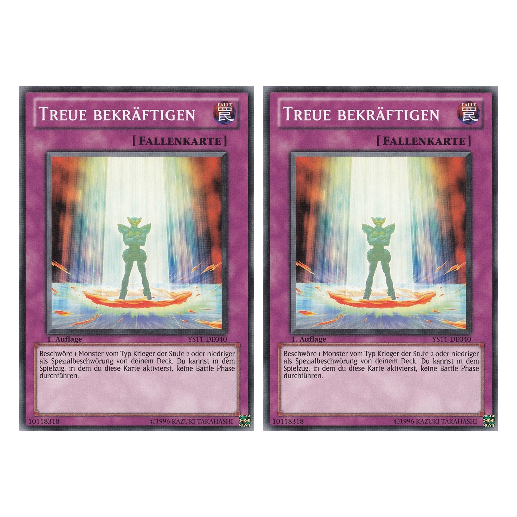 Treue bekräftigen - YS11-DE040 - Common - Deutsch - 1. Auflage - Starter Deck: Dawn of the Xyz - Duo Set (2 Stück) - Yugioh