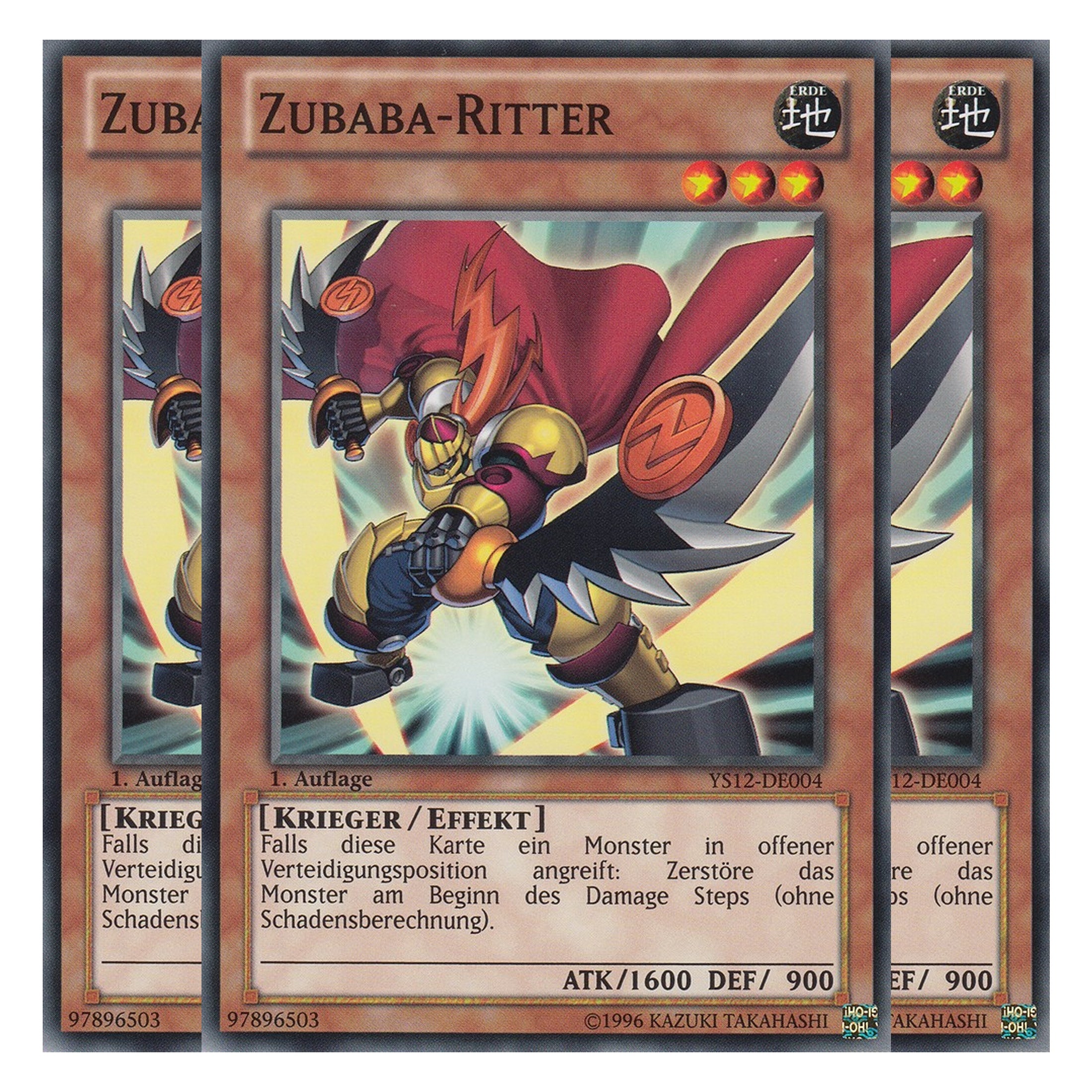 Zubaba-Ritter - YS12-DE004 - Common - Deutsch - 1. Auflage - Starter Deck: Xyz Symphony - Playset (3 Kopien)