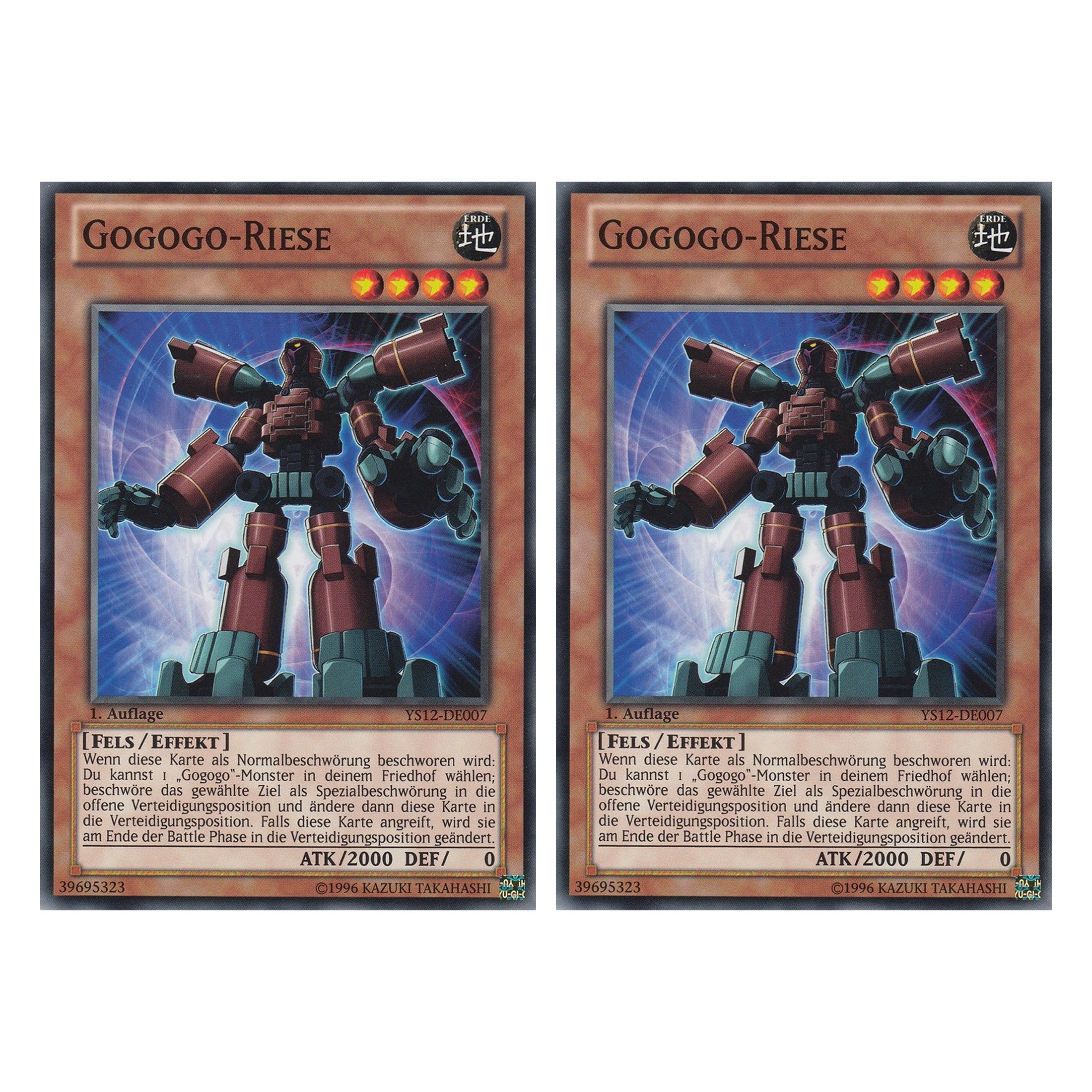 Gogogo-Riese - YS12-DE007 - Common - Deutsch - 1. Auflage - Starter Deck: Xyz Symphony - Duo Set (2 Stück) - Yugioh