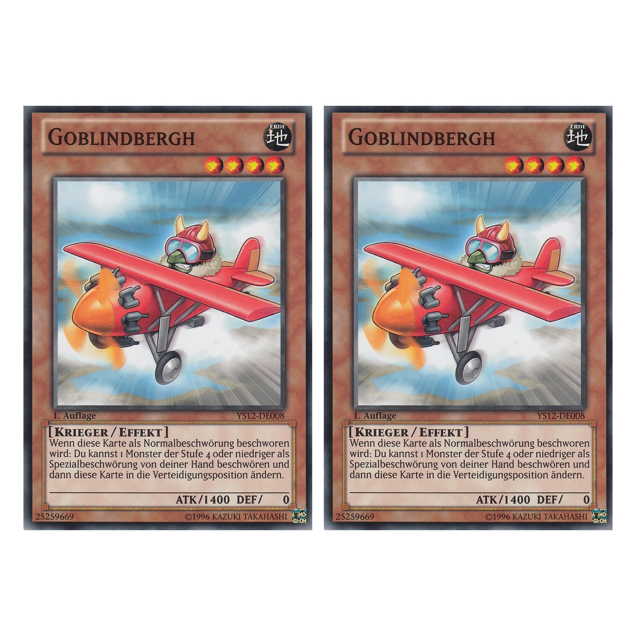 Goblindbergh - YS12-DE008 - Common - Deutsch - 1. Auflage - Starter Deck: Xyz Symphony - Duo Set (2 Stück) - Yugioh