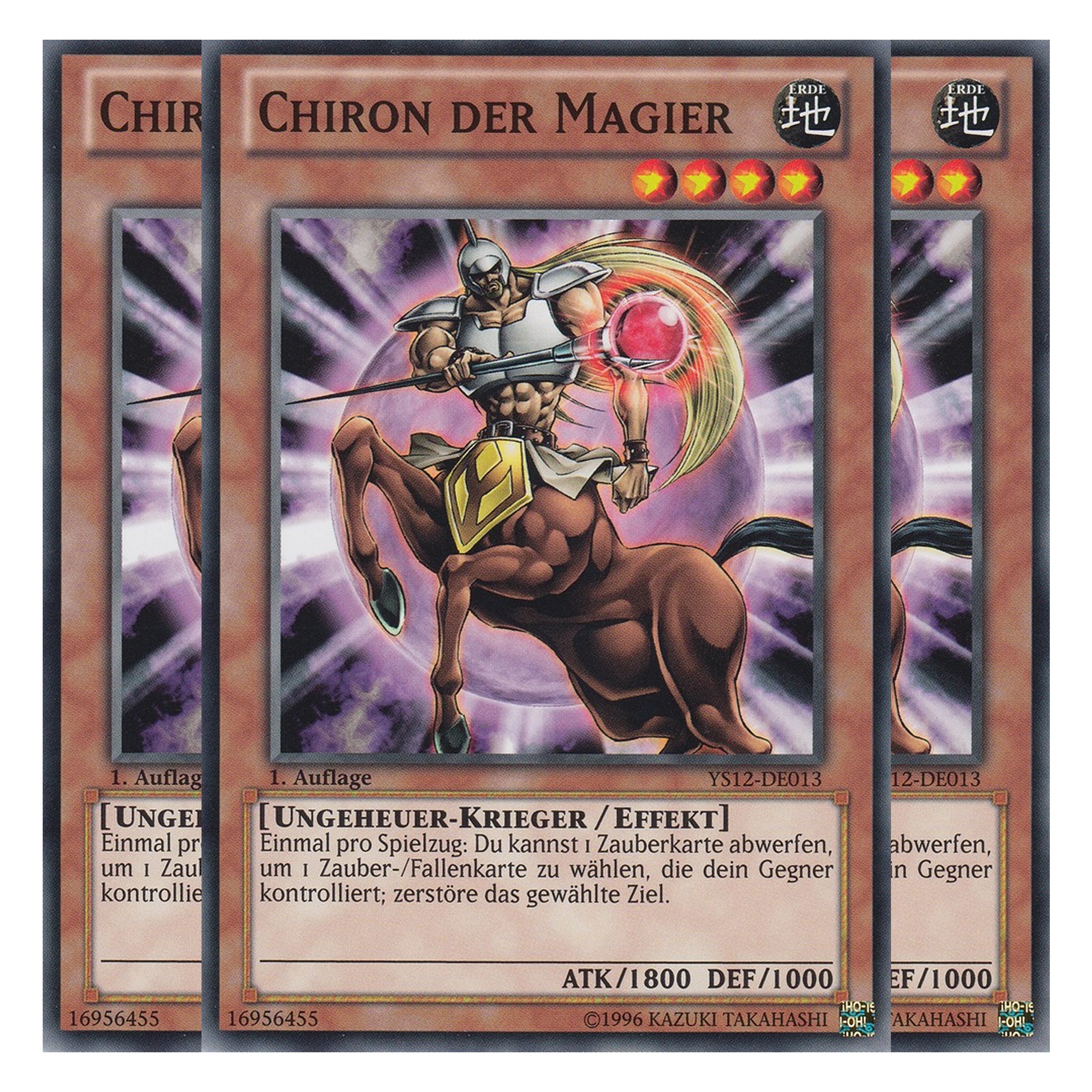 Chiron der Magier - YS12-DE013 - Common - Deutsch - 1. Auflage - Starter Deck: Xyz Symphony - Playset (3 Kopien)