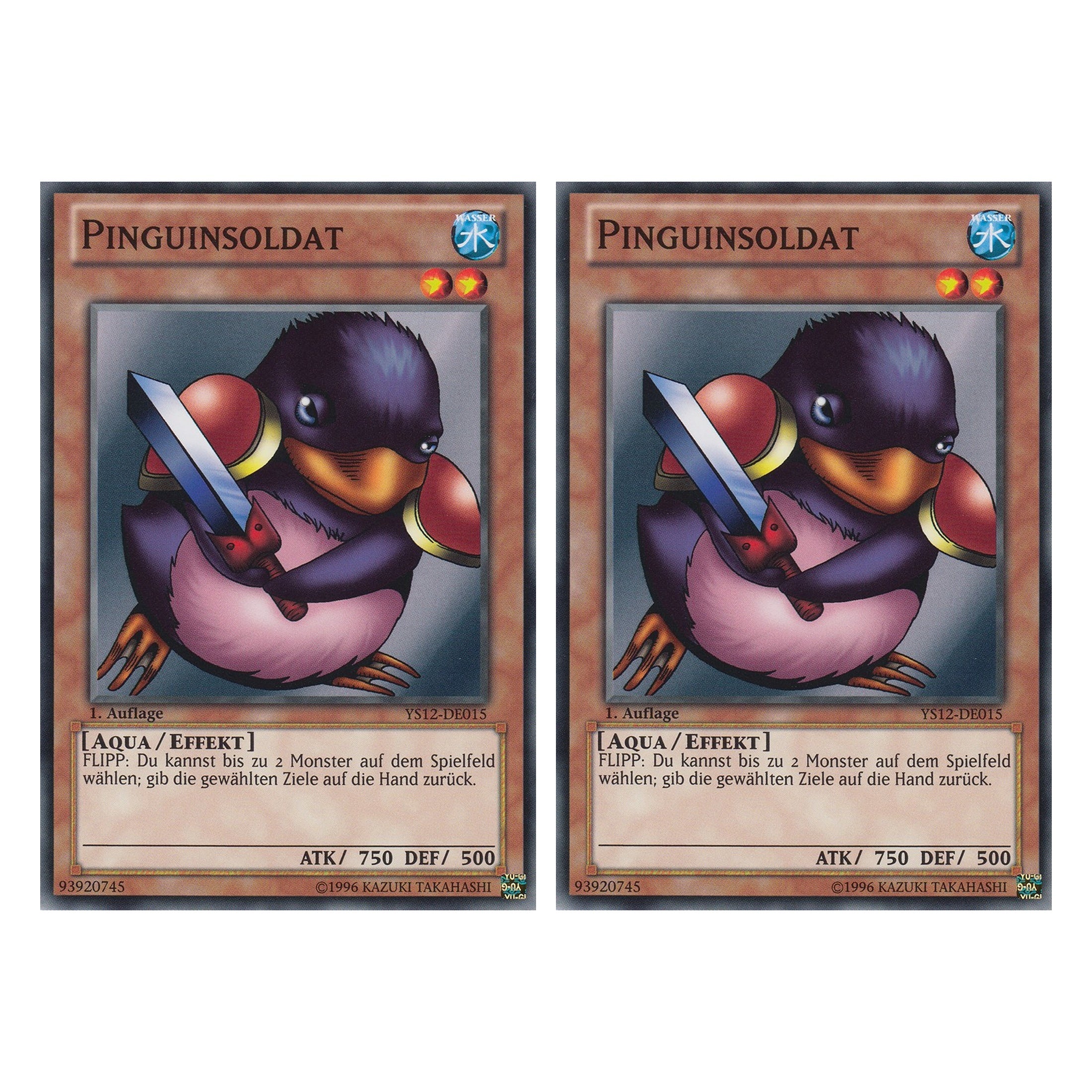 Pinguinsoldat - YS12-DE015 - Common - Deutsch - 1. Auflage - Starter Deck: Xyz Symphony - Duo Set (2 Stück) - Yugioh