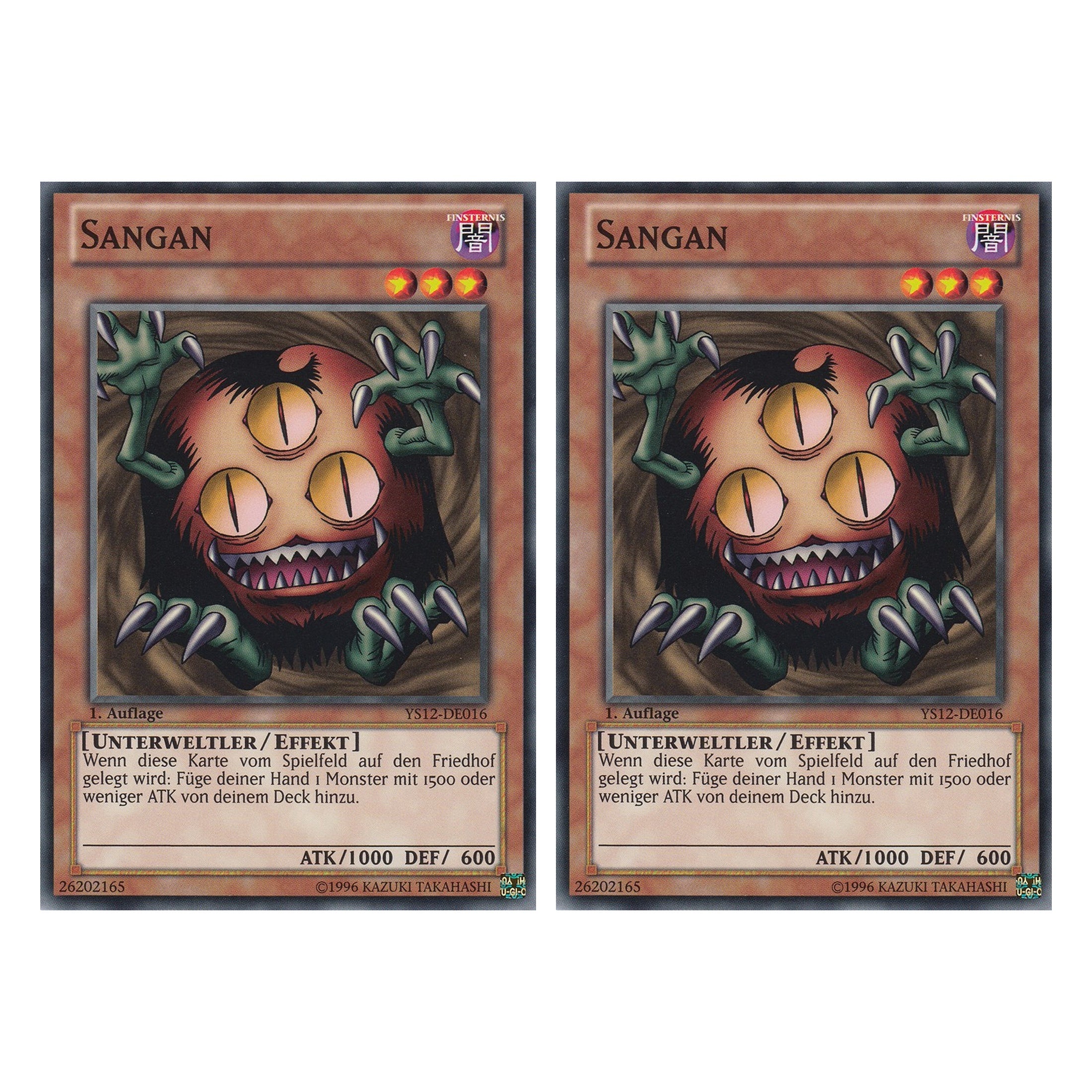 Sangan - YS12-DE016 - Common - Deutsch - 1. Auflage - Starter Deck: Xyz Symphony - Duo Set (2 Stück) - Yugioh