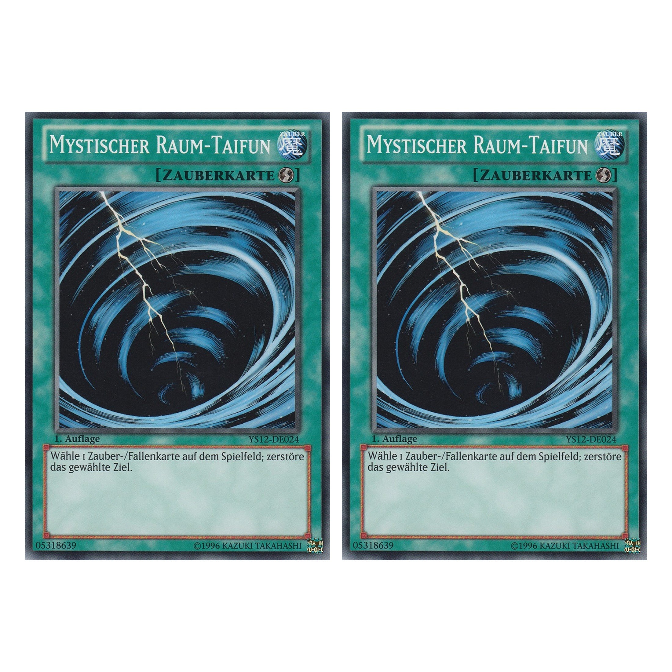 Mystischer Raum-Taifun - YS12-DE024 - Common - Deutsch - 1. Auflage - Starter Deck: Xyz Symphony - Duo Set (2 Stück) - Yugioh
