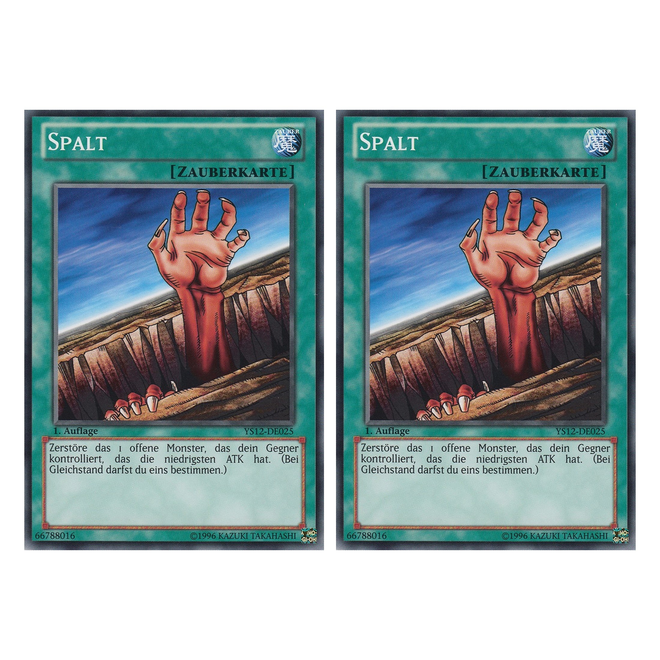 Spalt - YS12-DE025 - Common - Deutsch - 1. Auflage - Starter Deck: Xyz Symphony - Duo Set (2 Stück) - Yugioh