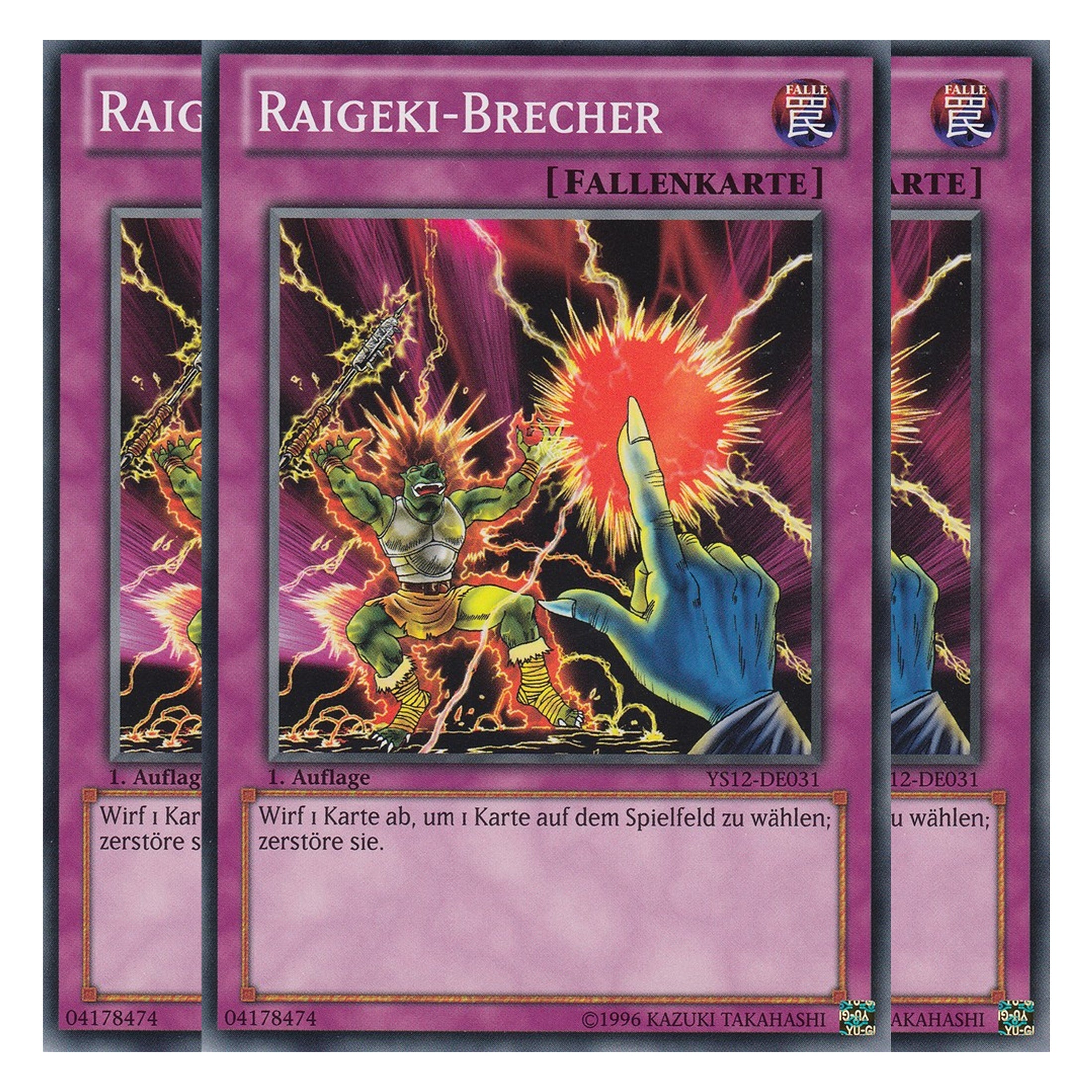 Raigeki-Brecher - YS12-DE031 - Common - Deutsch - 1. Auflage - Starter Deck: Xyz Symphony - Playset (3 Kopien)