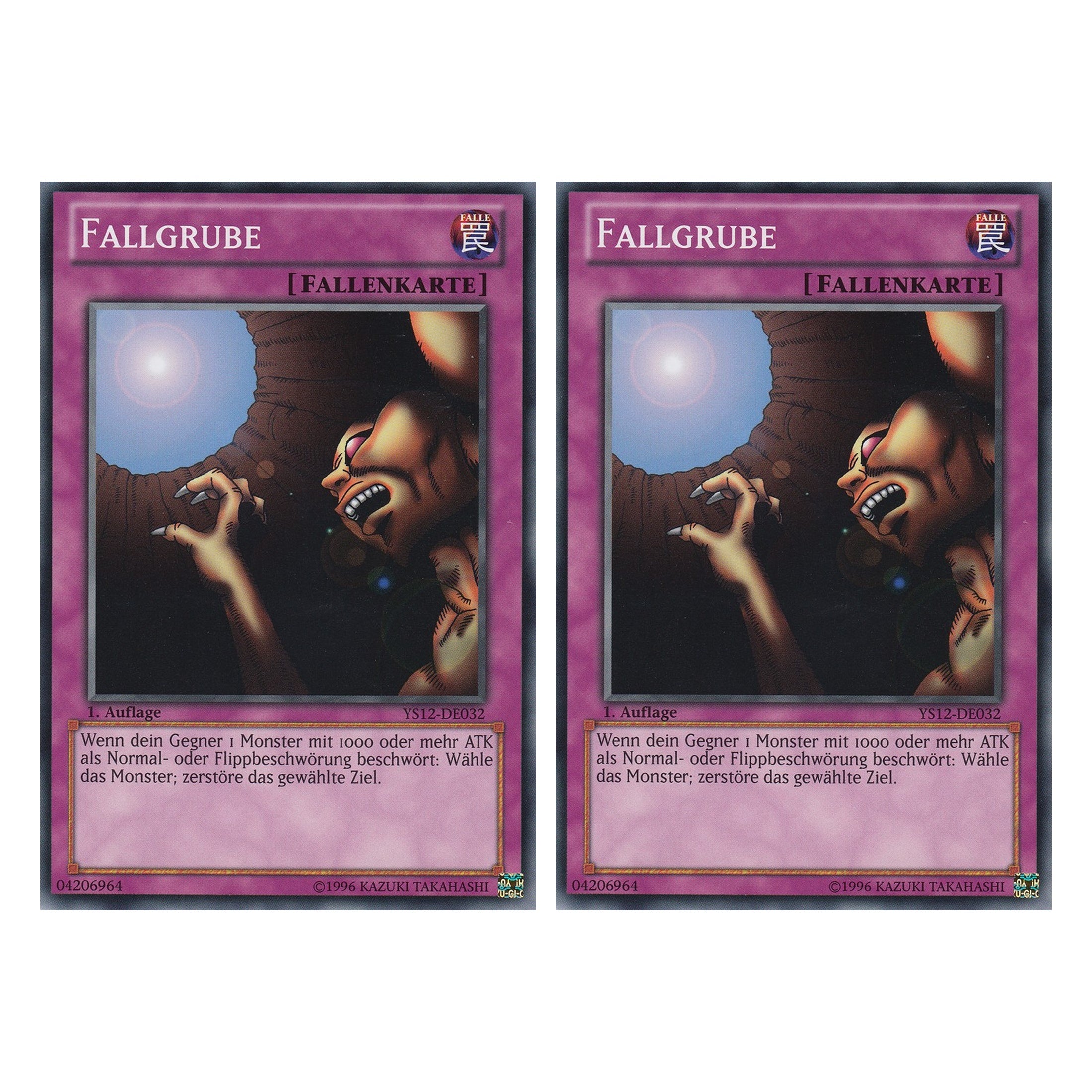 Fallgrube - YS12-DE032 - Common - Deutsch - 1. Auflage - Starter Deck: Xyz Symphony - Duo Set (2 Stück) - Yugioh