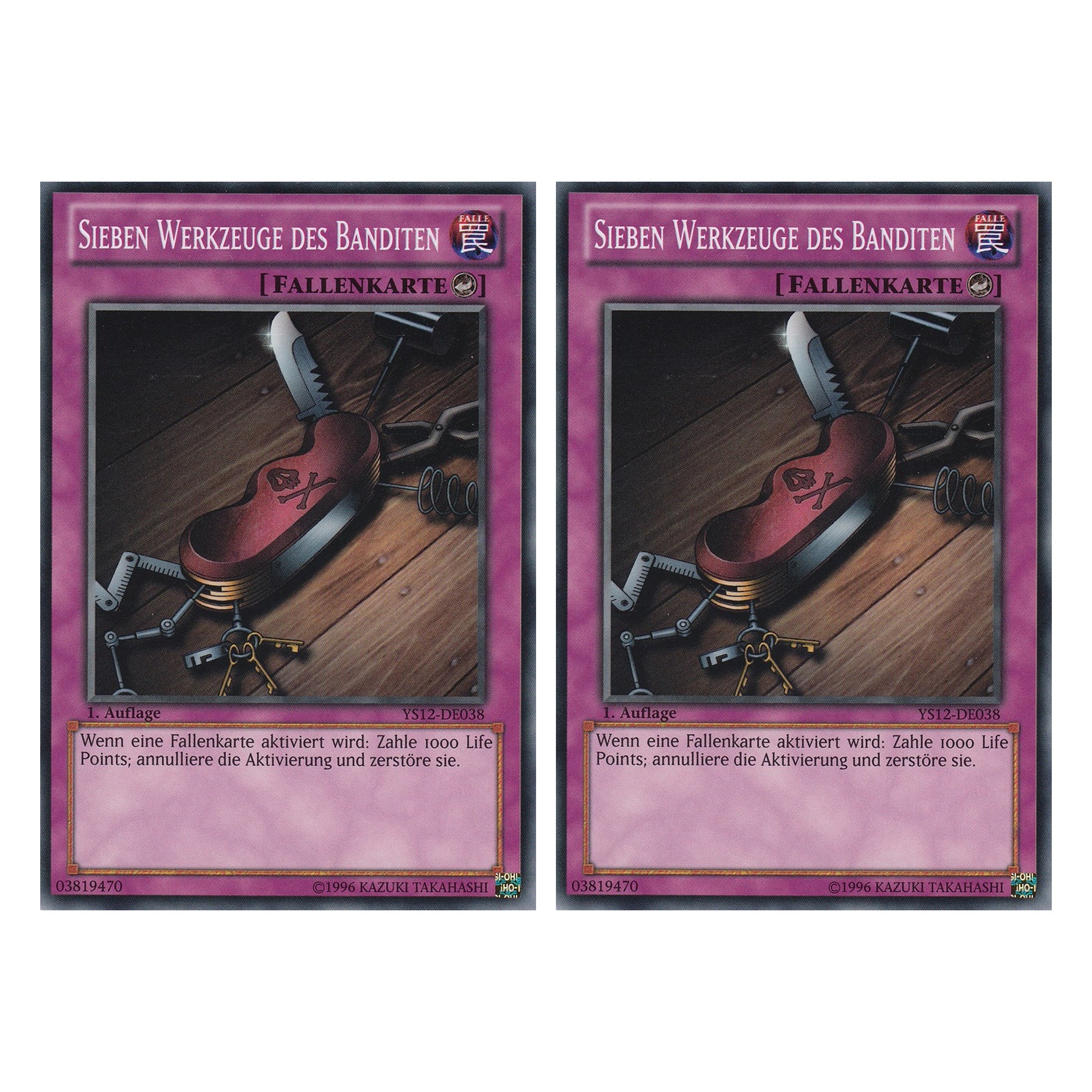 Sieben Werkzeuge des Banditen - YS12-DE038 - Common - Deutsch - 1. Auflage - Starter Deck: Xyz Symphony - Duo Set (2 Stück) - Yugioh