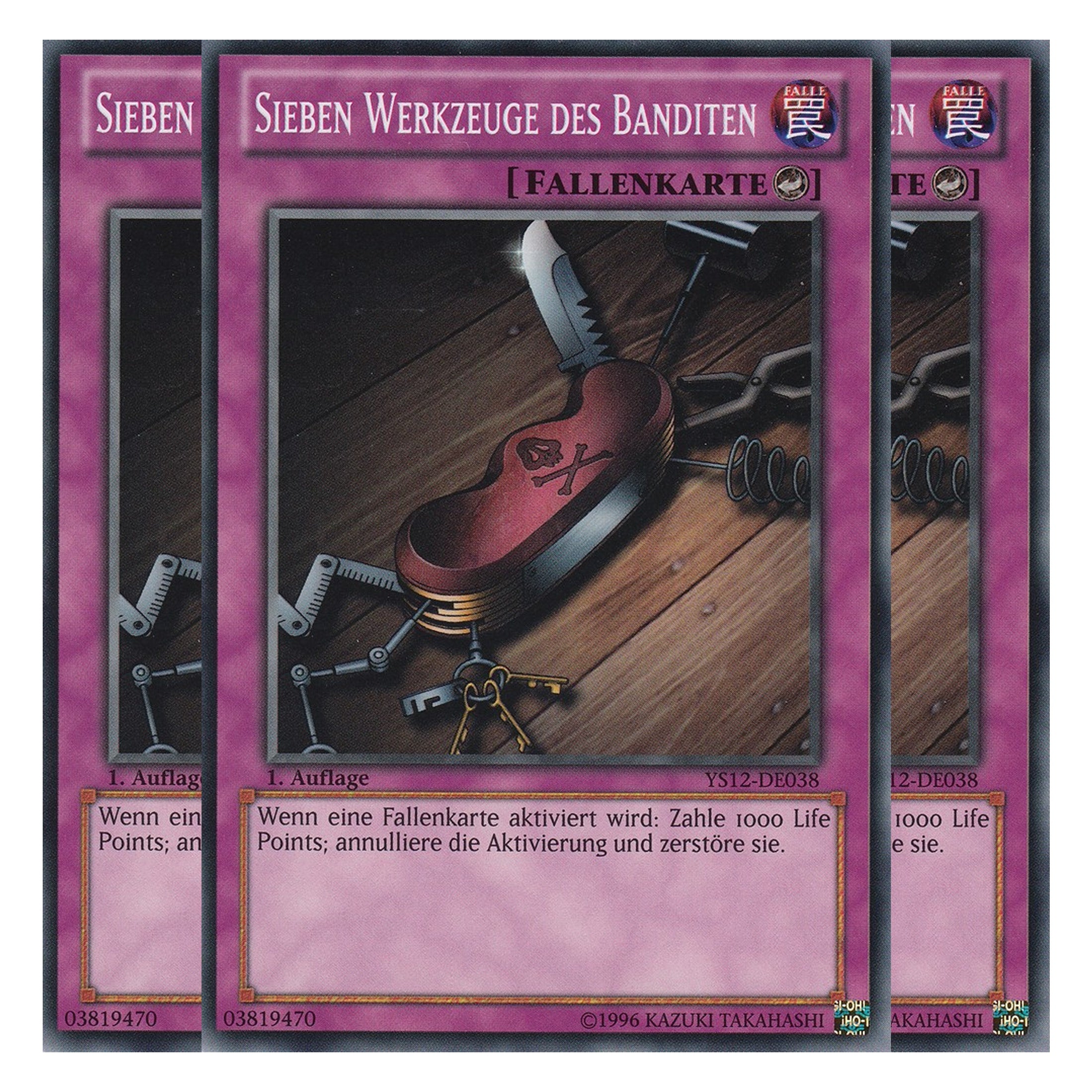 Sieben Werkzeuge des Banditen - YS12-DE038 - Common - Deutsch - 1. Auflage - Starter Deck: Xyz Symphony - Playset (3 Kopien)