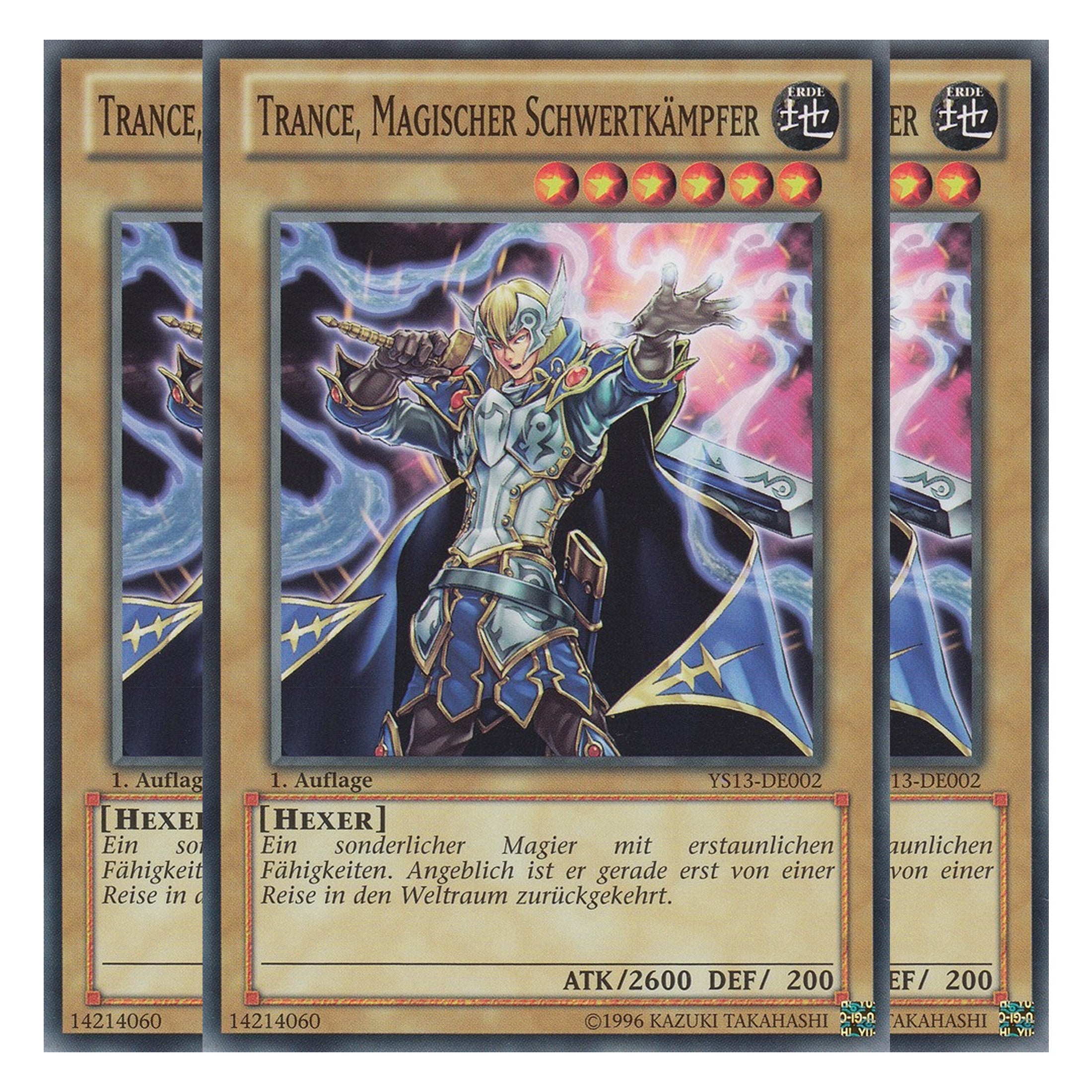 Trance, Magischer Schwertkämpfer - YS13-DE002 - Common - Deutsch - 1. Auflage - Super Starter: V for Victory - Playset (3 Kopien)