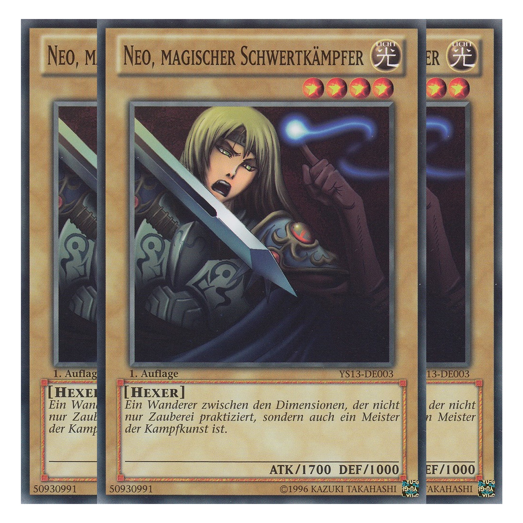 Neo, magischer Schwertkämpfer - YS13-DE003 - Common - Deutsch - 1. Auflage - Super Starter: V for Victory - Playset (3 Kopien)