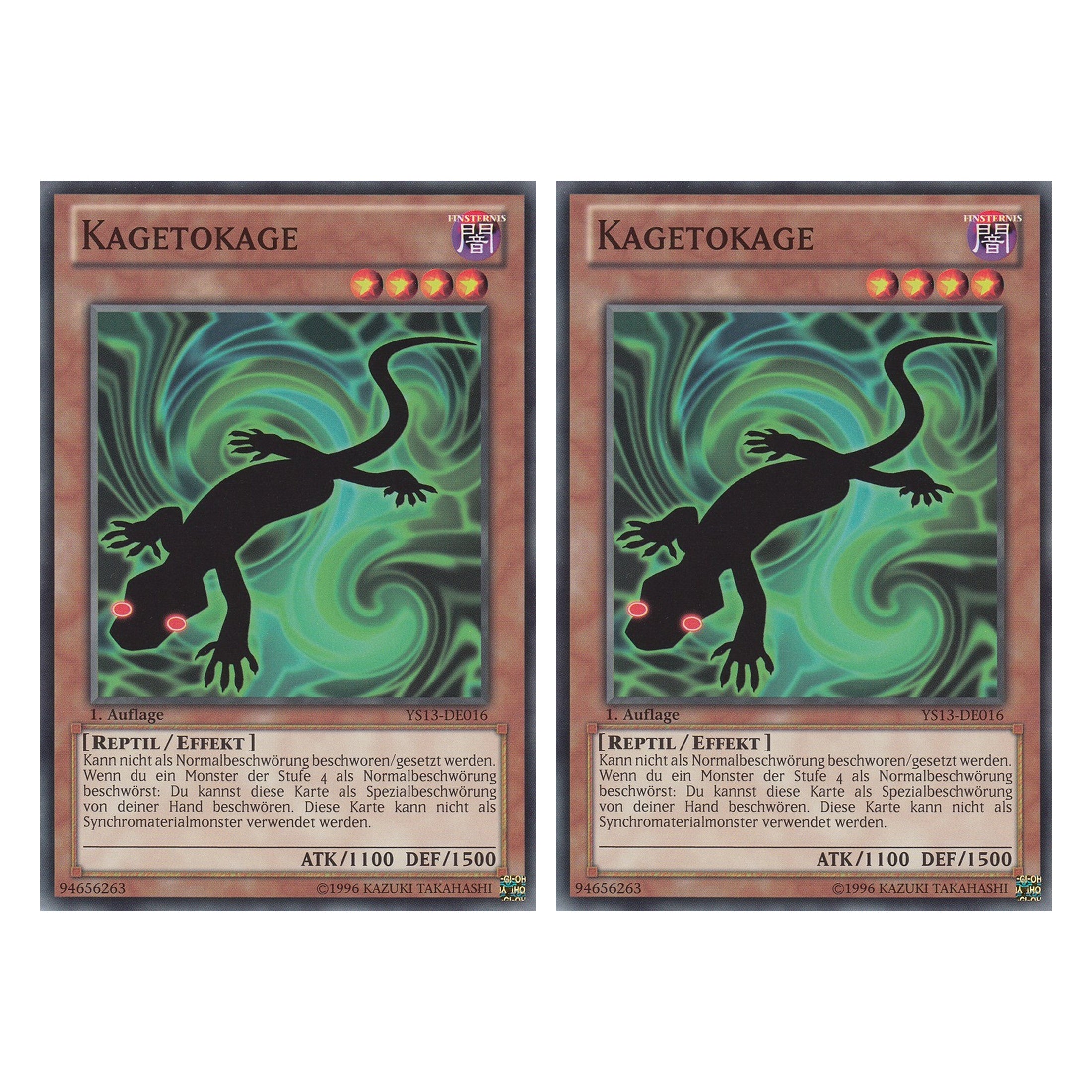 Kagetokage - YS13-DE016 - Common - Deutsch - 1. Auflage - Super Starter: V for Victory - Duo Set (2 Stück) - Yugioh
