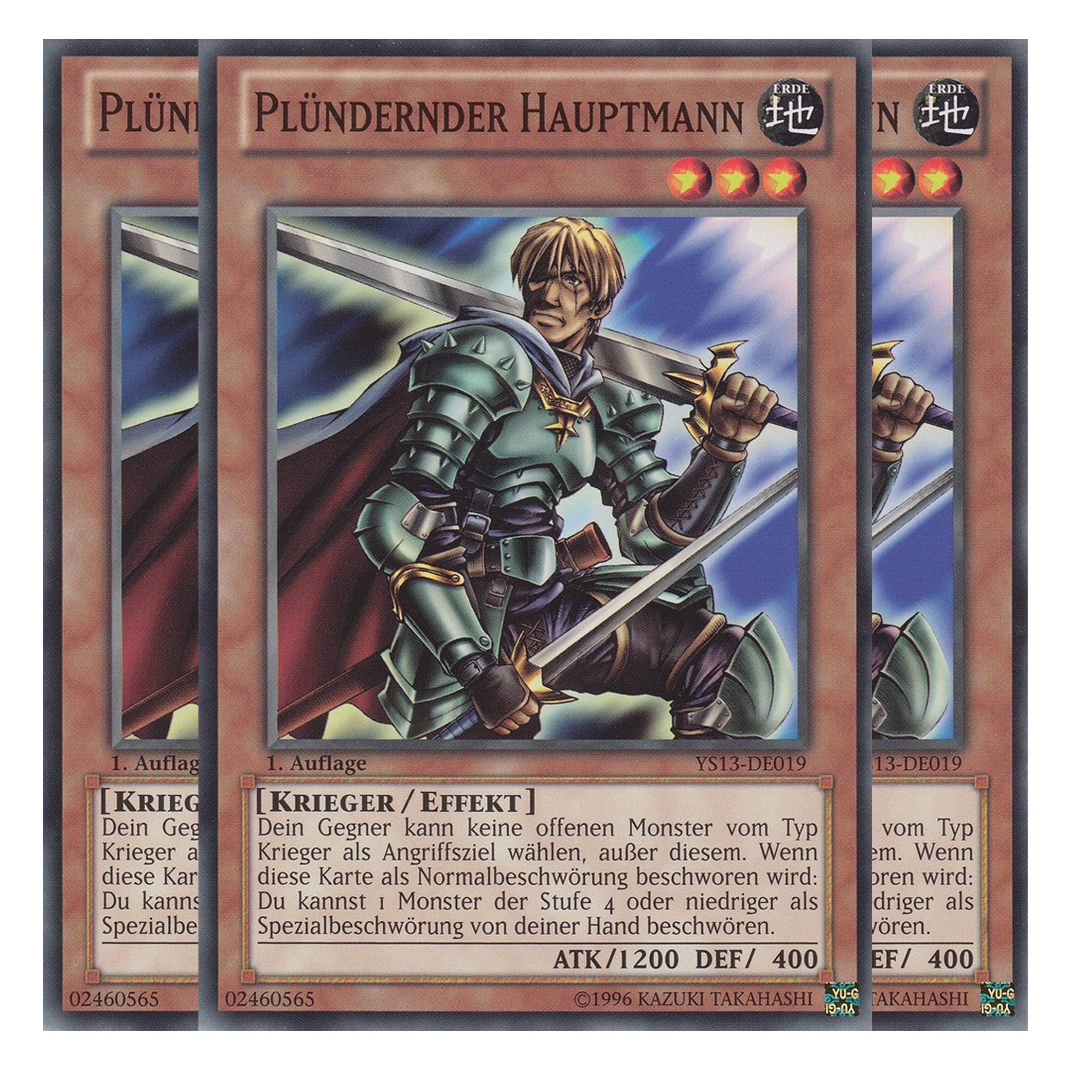 Plündernder Hauptmann - YS13-DE019 - Common - Deutsch - 1. Auflage - Super Starter: V for Victory - Playset (3 Kopien)