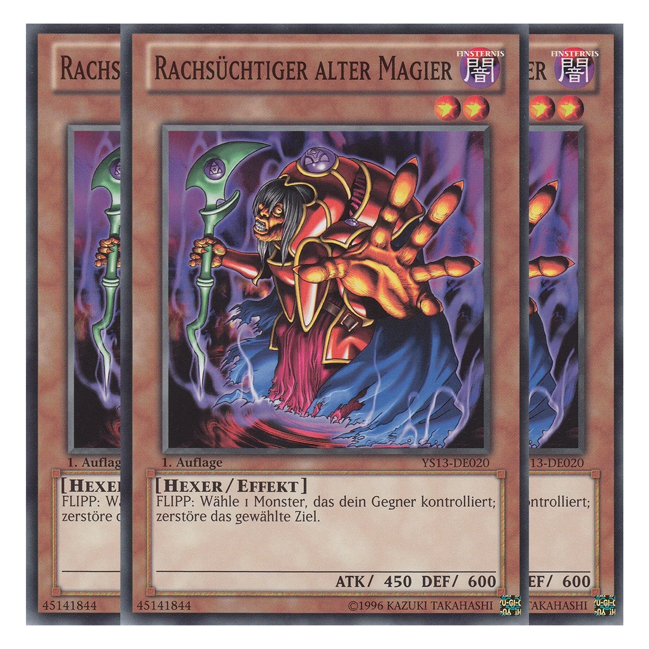 Rachsüchtiger alter Magier - YS13-DE020 - Common - Deutsch - 1. Auflage - Super Starter: V for Victory - Playset (3 Kopien)
