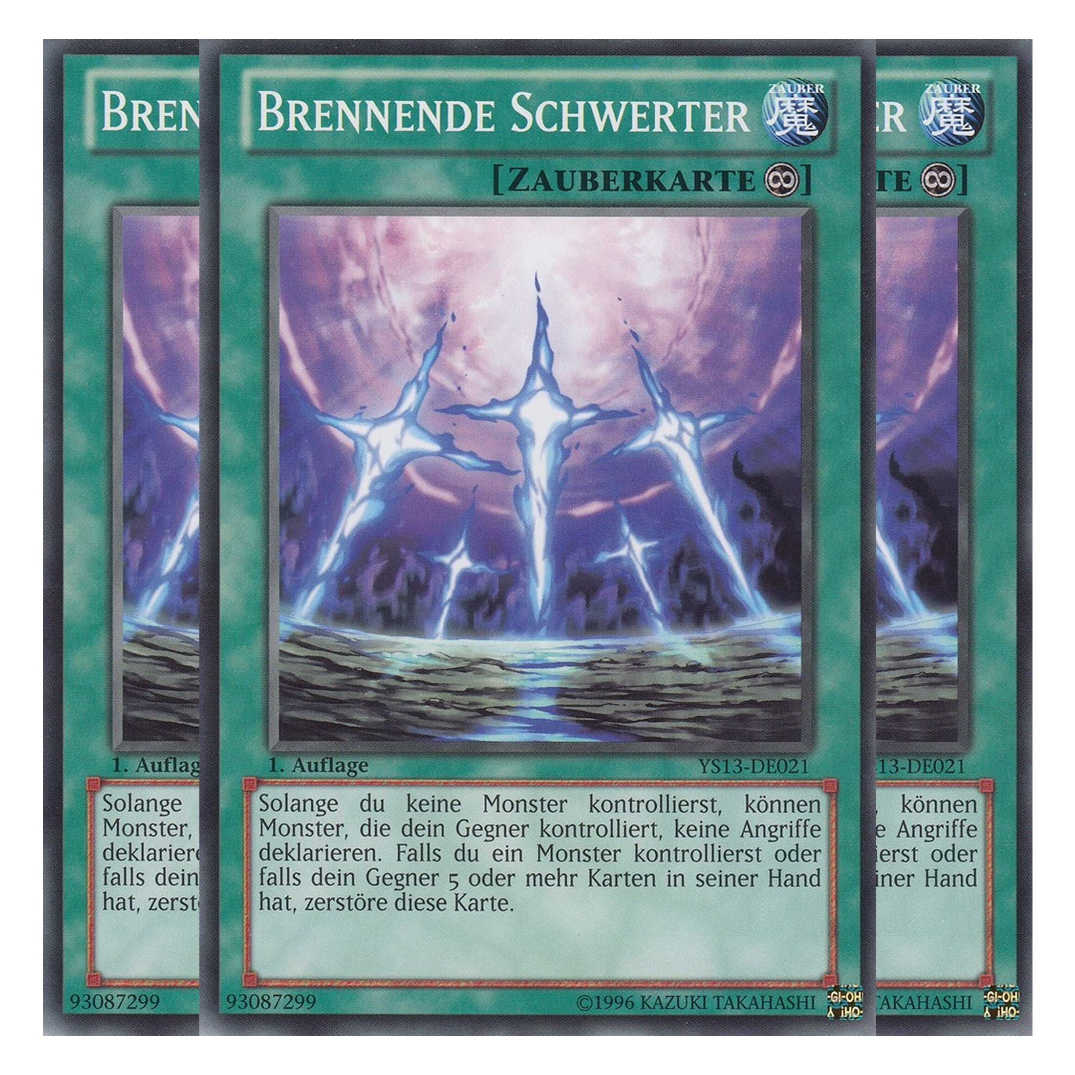 Brennende Schwerter - YS13-DE021 - Common - Deutsch - 1. Auflage - Super Starter: V for Victory - Playset (3 Kopien)