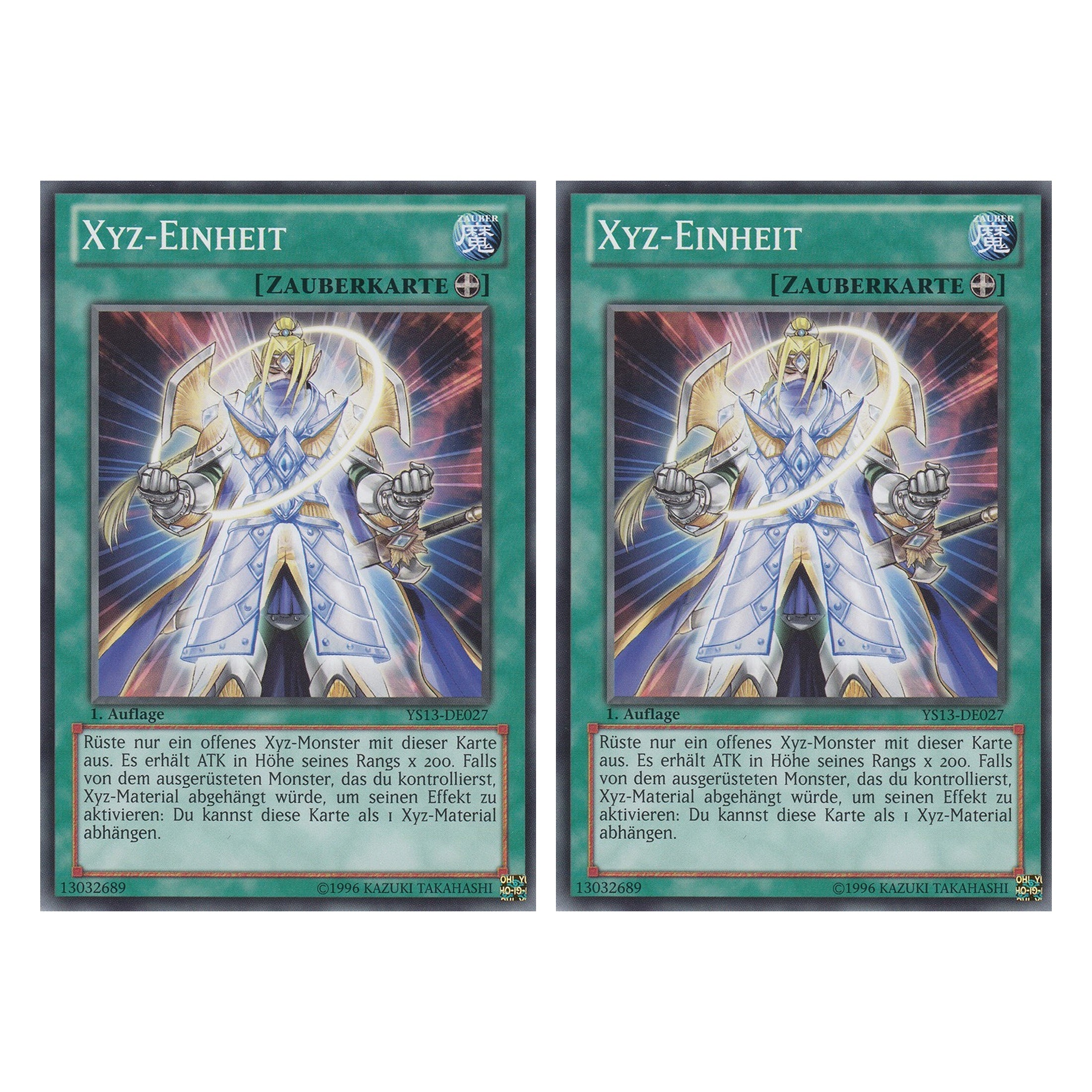 Xyz-Einheit - YS13-DE027 - Common - Deutsch - 1. Auflage - Super Starter: V for Victory - Duo Set (2 Stück) - Yugioh