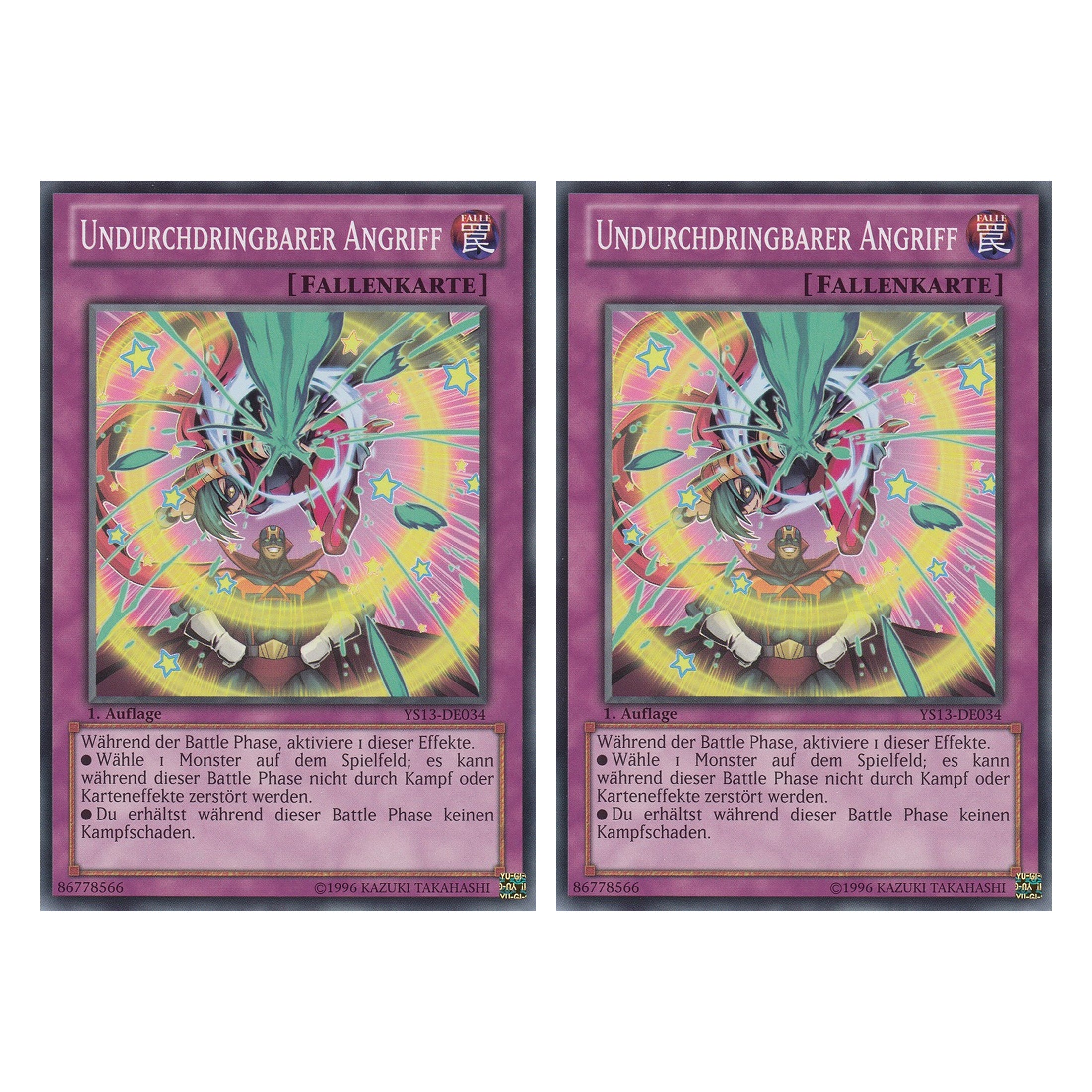Undurchdringbarer Angriff - YS13-DE034 - Common - Deutsch - 1. Auflage - Super Starter: V for Victory - Duo Set (2 Stück) - Yugioh