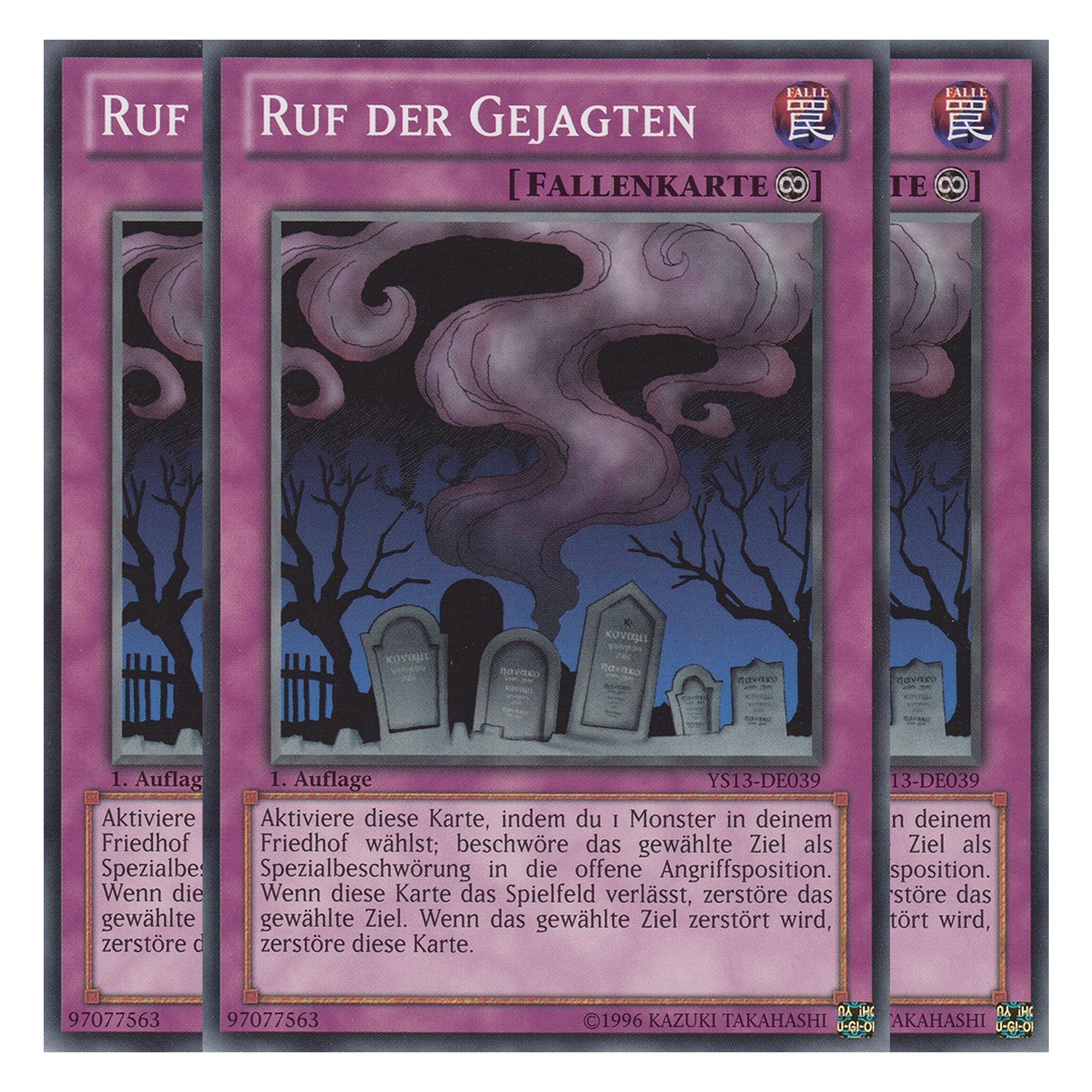 Ruf der Gejagten - YS13-DE039 - Common - Deutsch - 1. Auflage - Super Starter: V for Victory - Playset (3 Kopien)