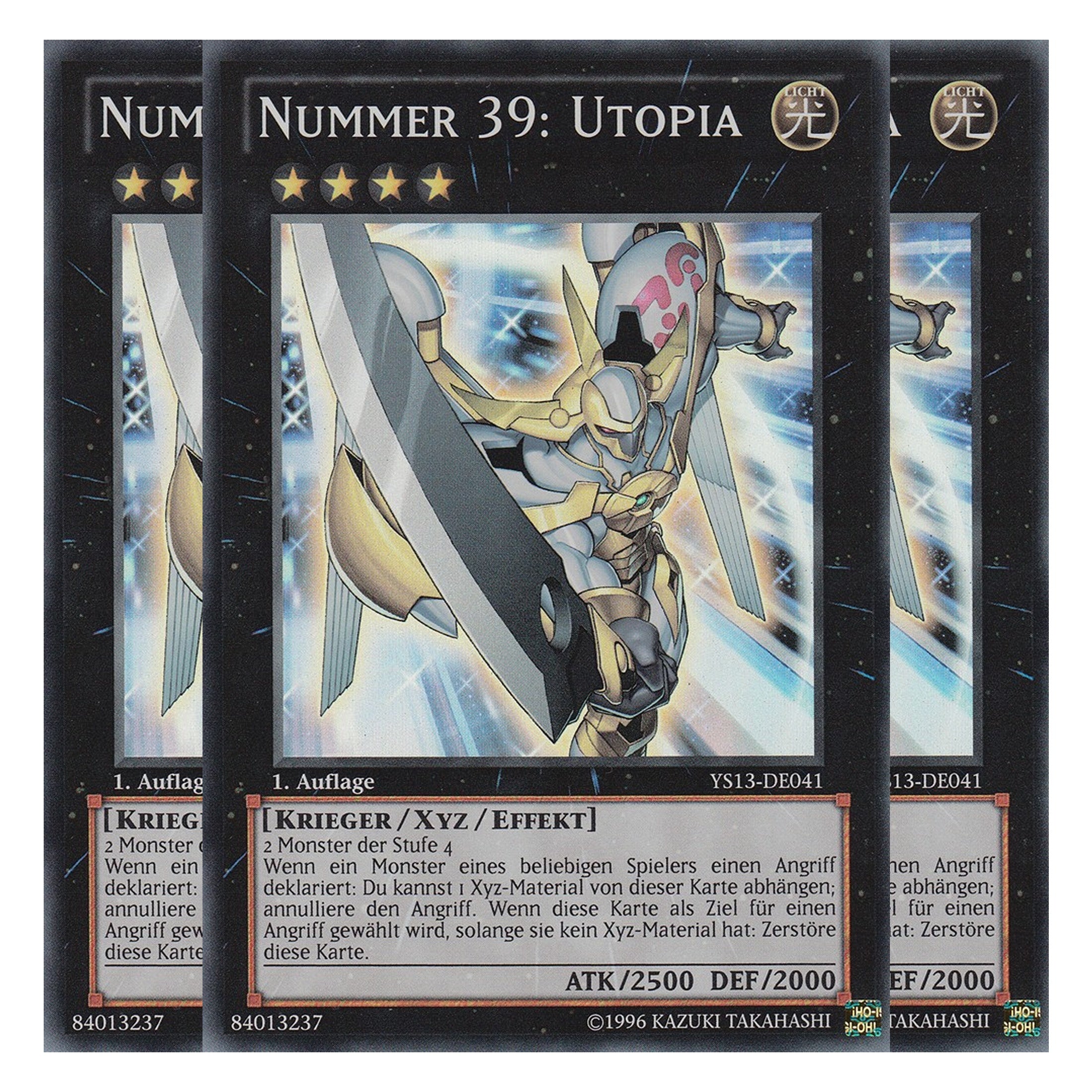 Nummer 39: Utopia - YS13-DE041 - Super Rare - Deutsch - 1. Auflage - Super Starter: V for Victory - Playset (3 Kopien)