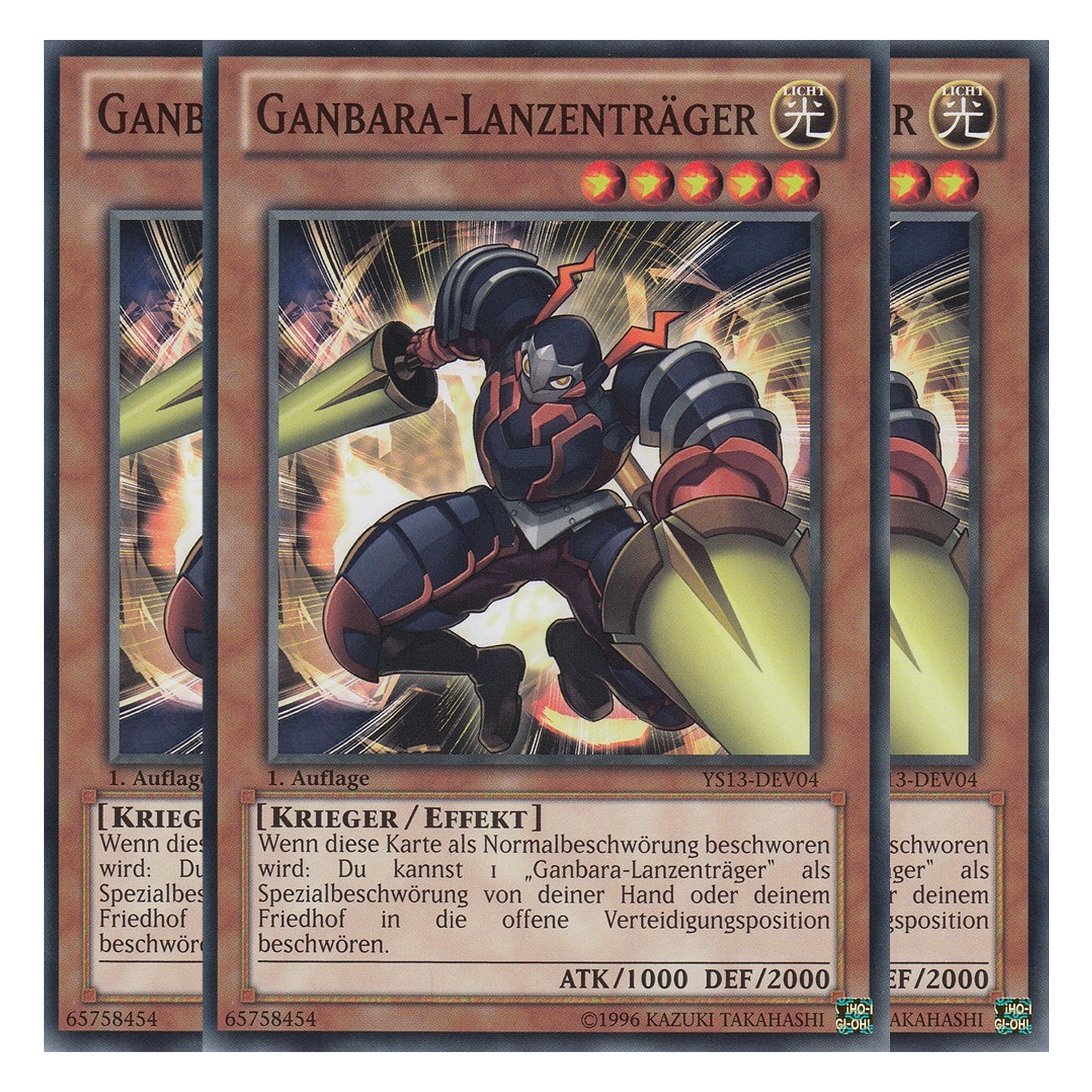 Ganbara-Lanzenträger - YS13-DEV04 - Common - Deutsch - 1. Auflage - Super Starter: V for Victory - Playset (3 Kopien)