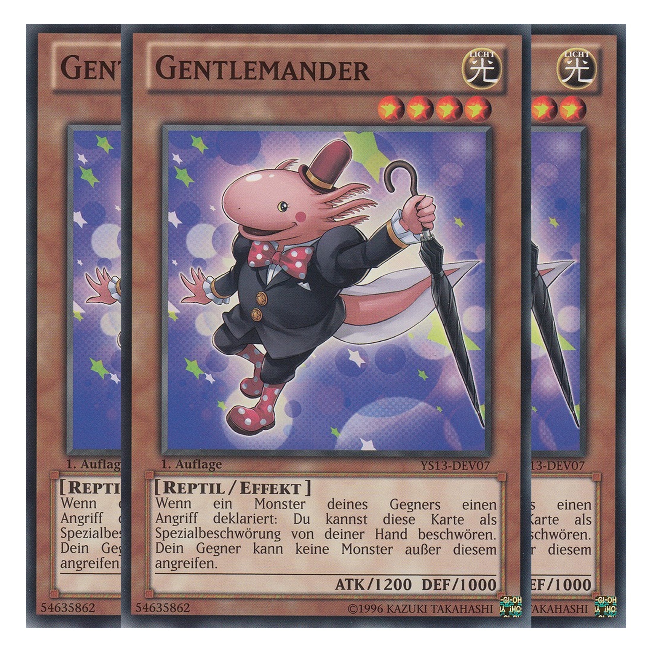 Gentlemander - YS13-DEV07 - Common - Deutsch - 1. Auflage - Super Starter: V for Victory - Playset (3 Kopien)