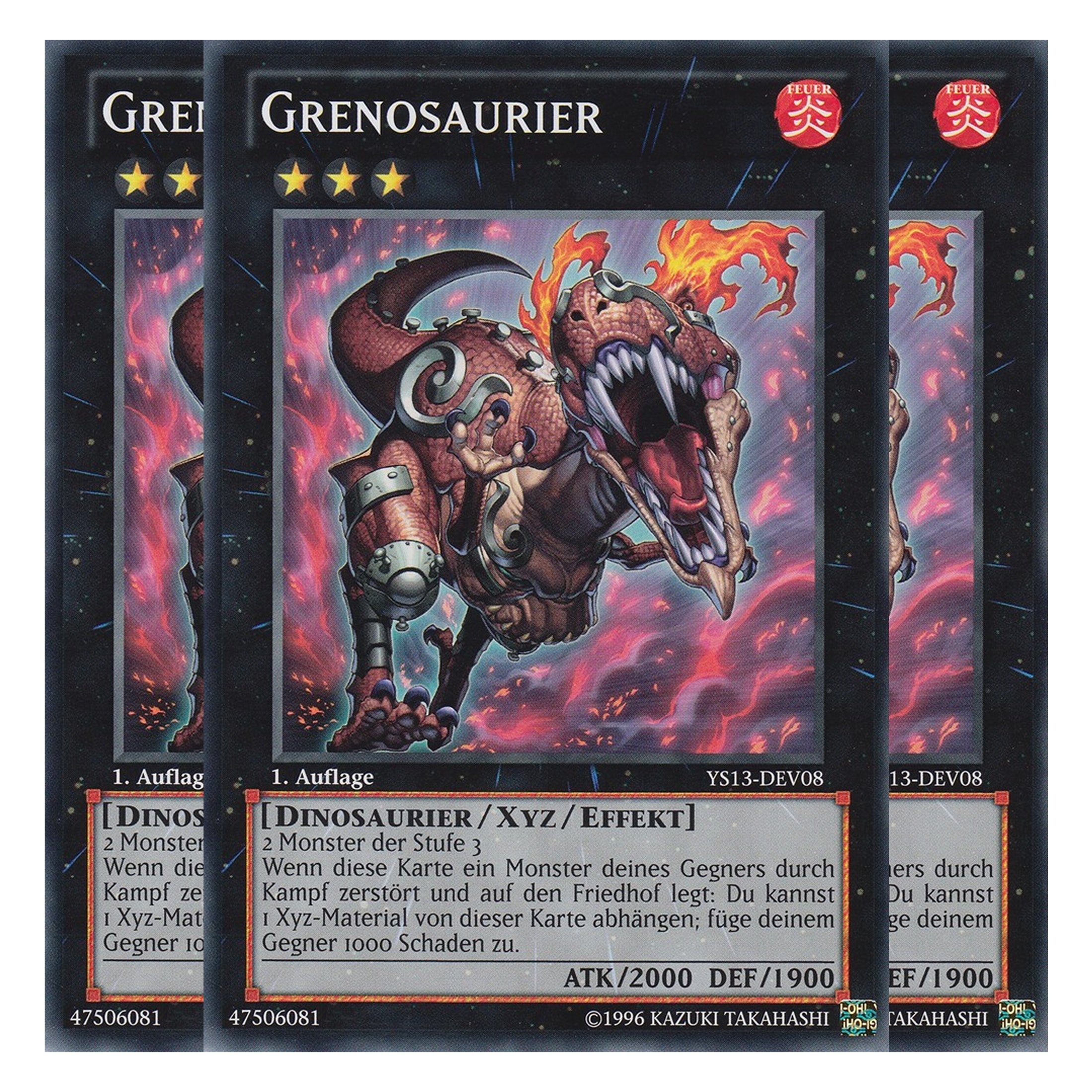 Grenosaurier - YS13-DEV08 - Common - Deutsch - 1. Auflage - Super Starter: V for Victory - Playset (3 Kopien)