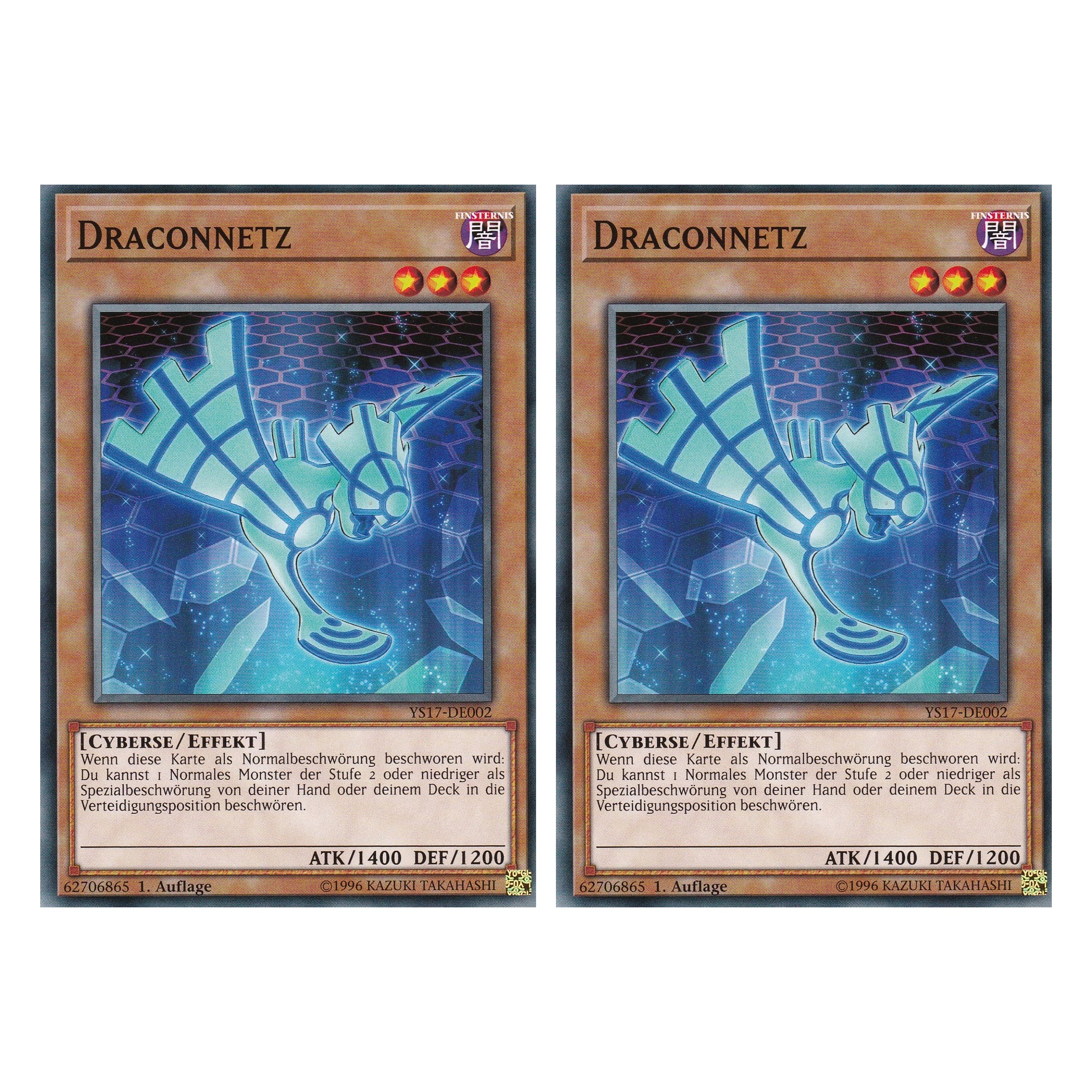 Draconnetz - YS17-DE002 - Common - Deutsch - 1. Auflage - Starter Deck: Link Strike - Duo Set (2 Stück) - Yugioh