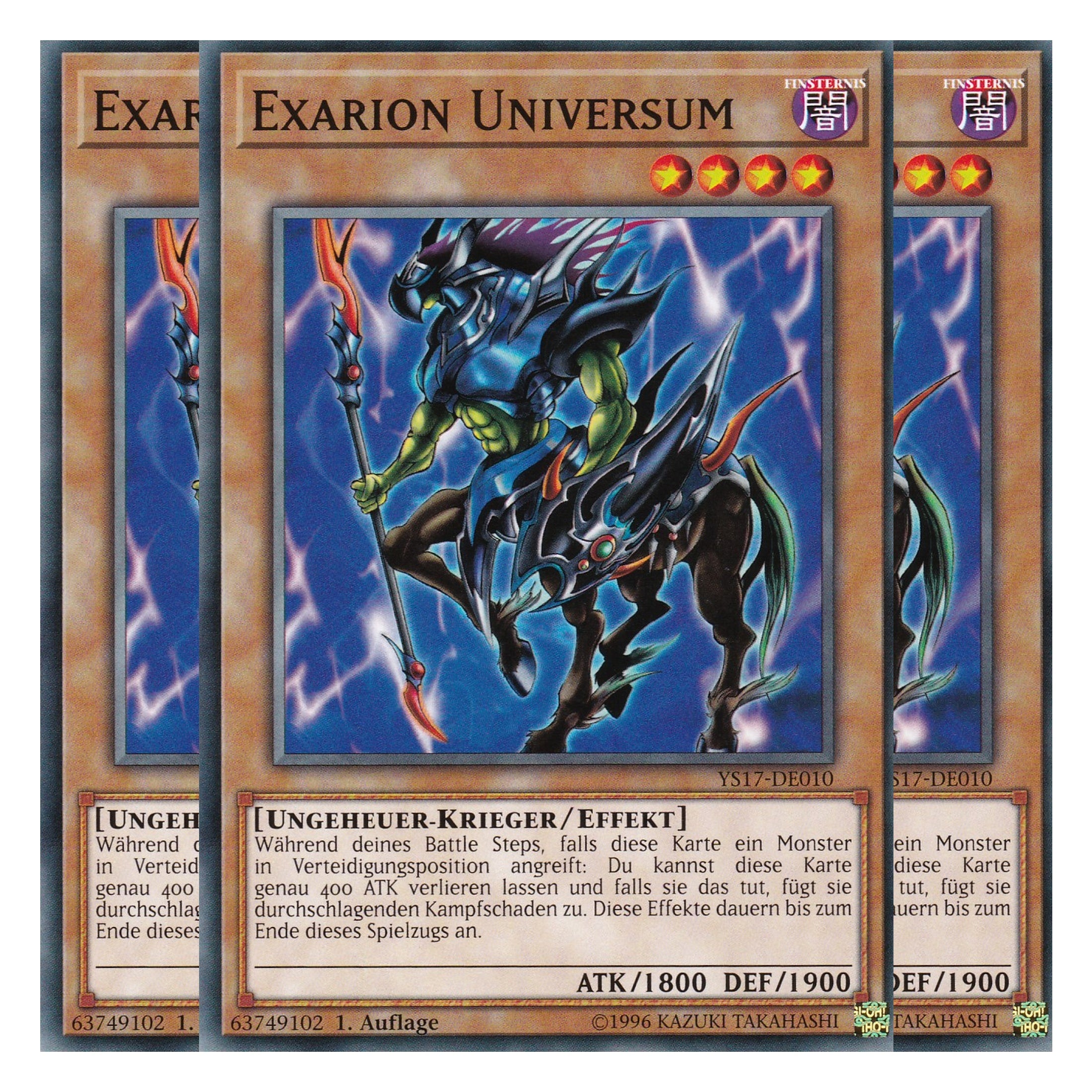 Exarion Universum - YS17-DE010 - Common - Deutsch - 1. Auflage - Starter Deck: Link Strike - Playset (3 Kopien)