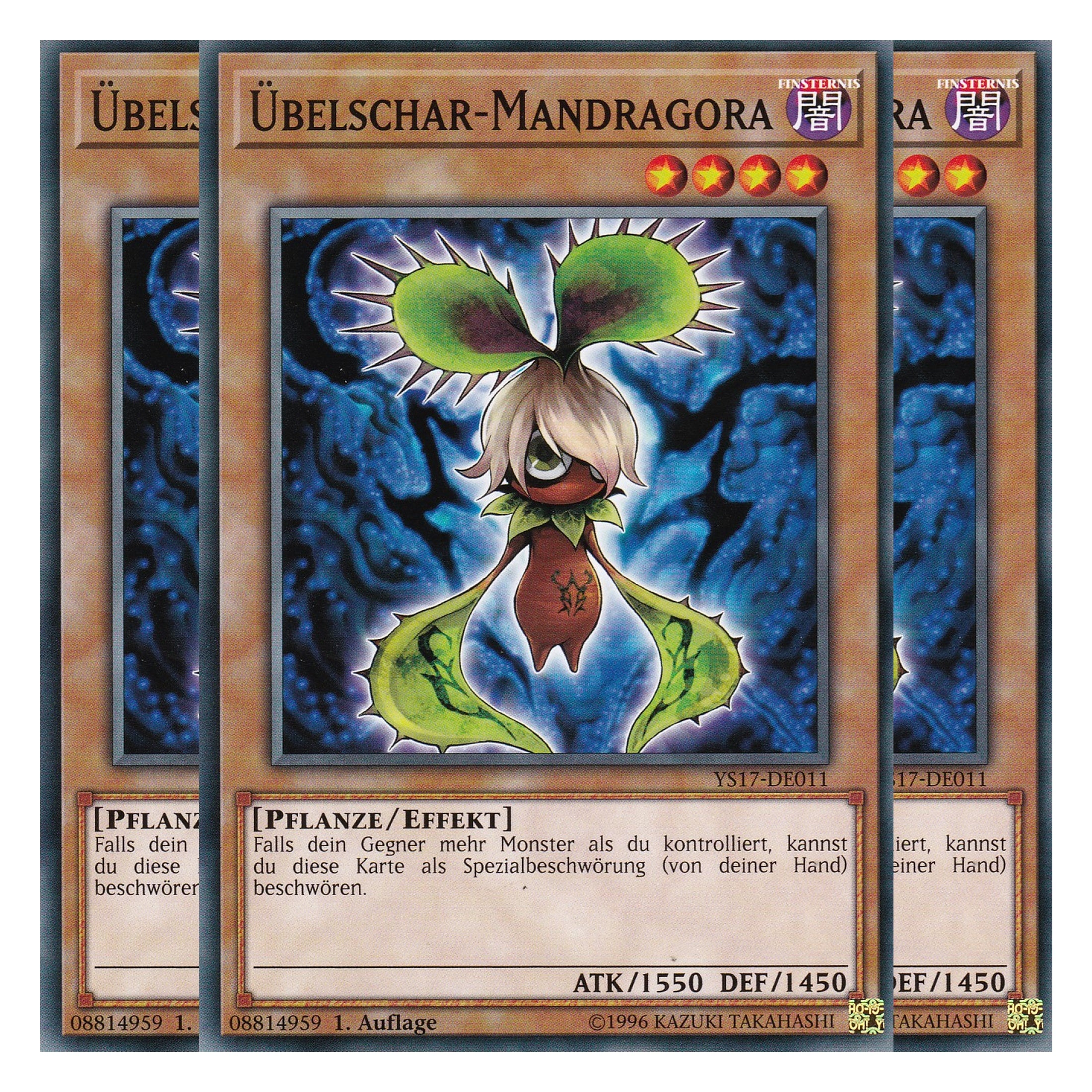 Übelschar-Mandragora - YS17-DE011 - Common - Deutsch - 1. Auflage - Starter Deck: Link Strike - Playset (3 Kopien)