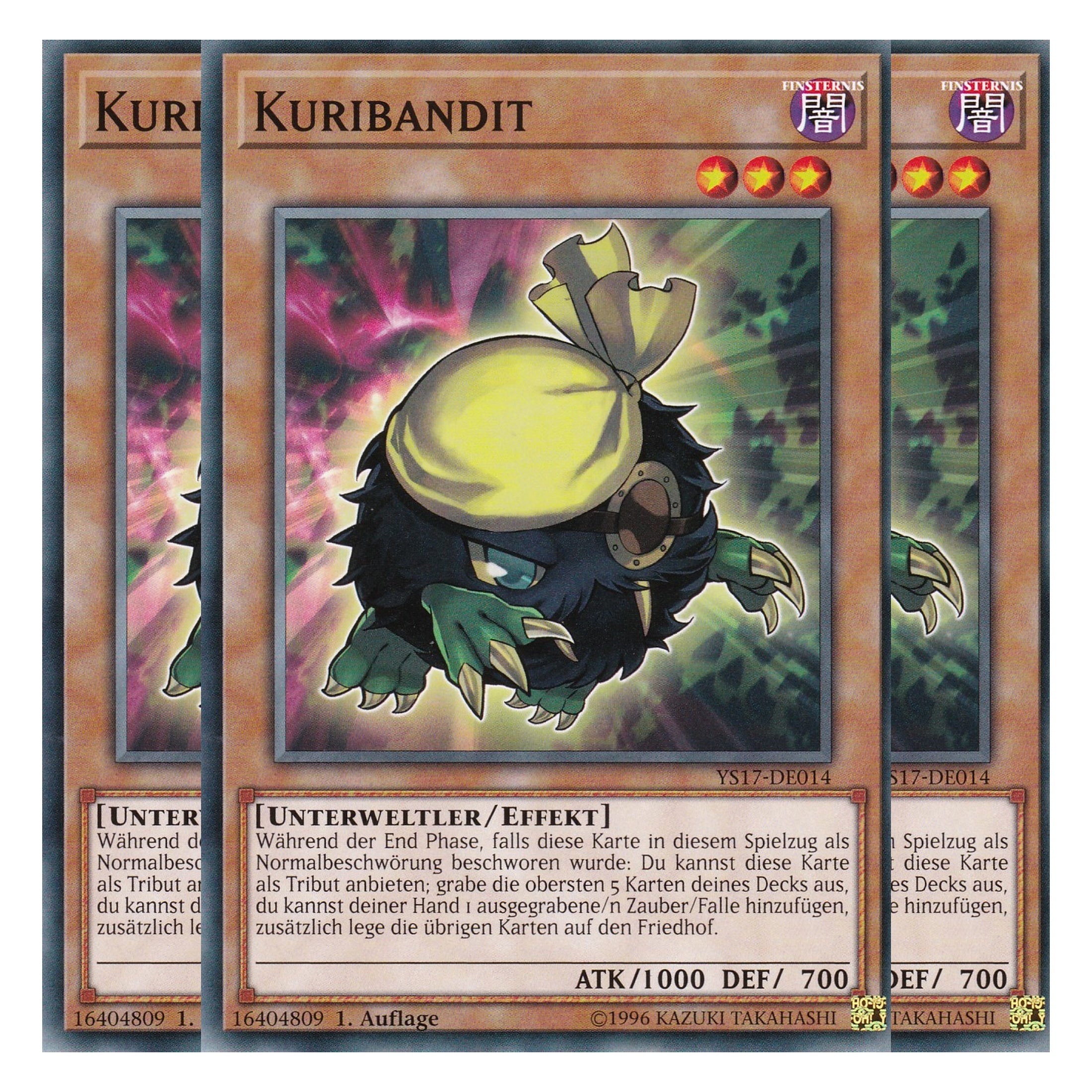 Kuribandit - YS17-DE014 - Common - Deutsch - 1. Auflage - Starter Deck: Link Strike - Playset (3 Kopien)