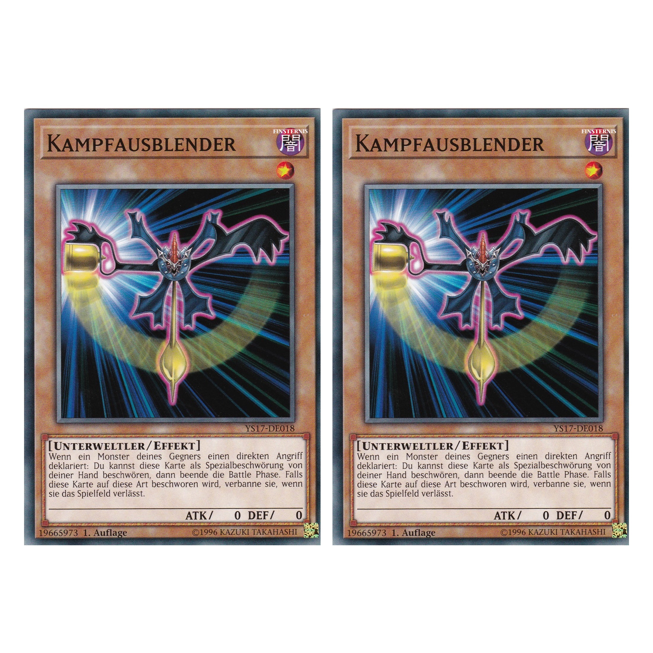 Kampfausblender - YS17-DE018 - Common - Deutsch - 1. Auflage - Starter Deck: Link Strike - Duo Set (2 Stück) - Yugioh