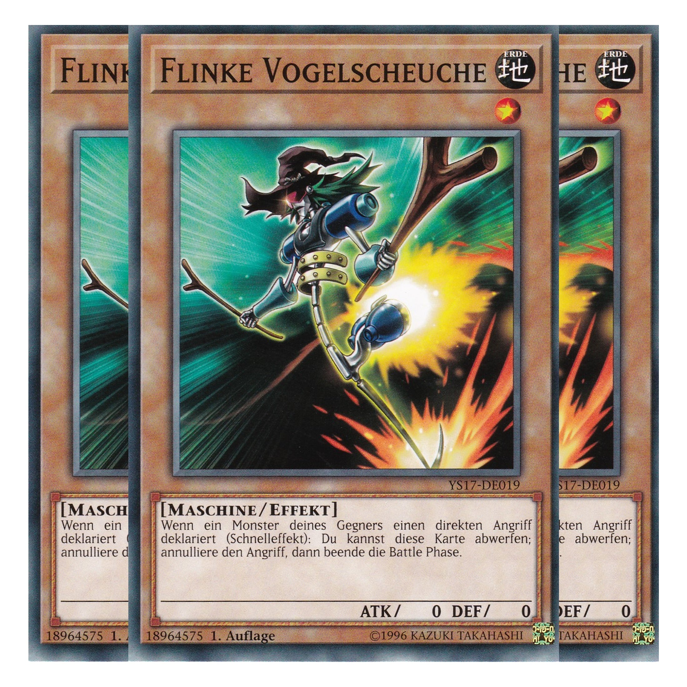 Flinke Vogelscheuche - YS17-DE019 - Common - Deutsch - 1. Auflage - Starter Deck: Link Strike - Playset (3 Kopien)