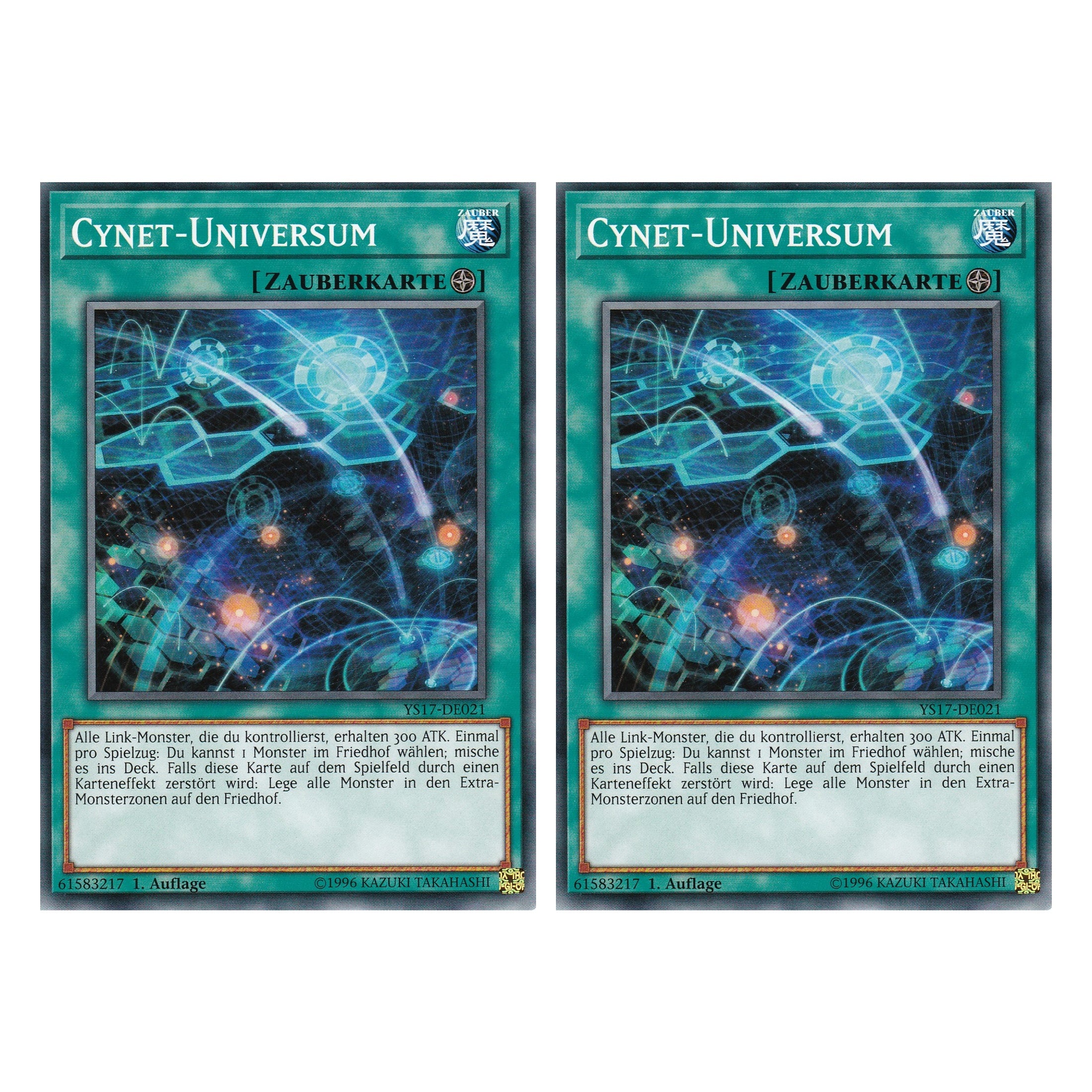 Cynet-Universum - YS17-DE021 - Common - Deutsch - 1. Auflage - Starter Deck: Link Strike - Duo Set (2 Stück) - Yugioh