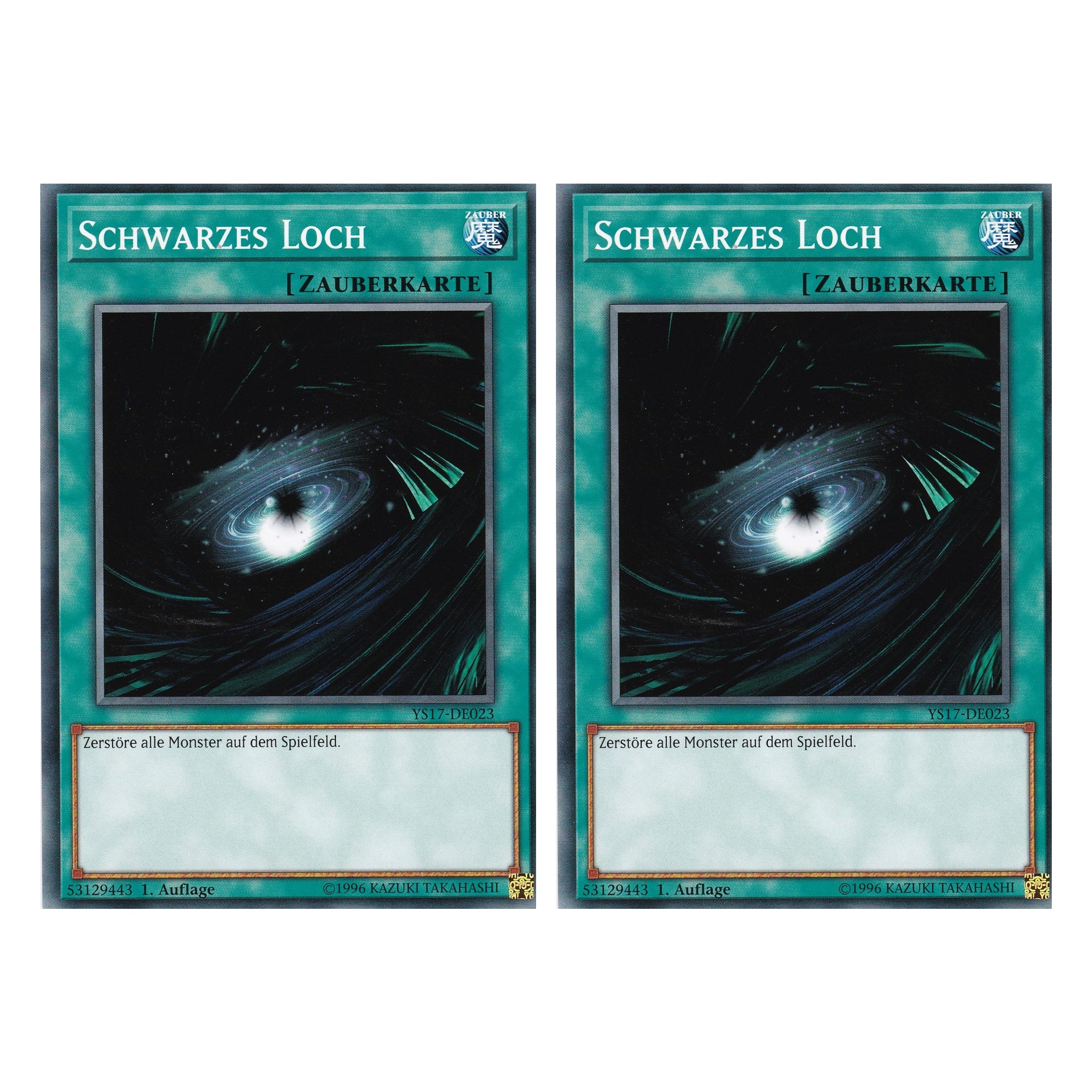 Schwarzes Loch - YS17-DE023 - Common - Deutsch - 1. Auflage - Starter Deck: Link Strike - Duo Set (2 Stück) - Yugioh