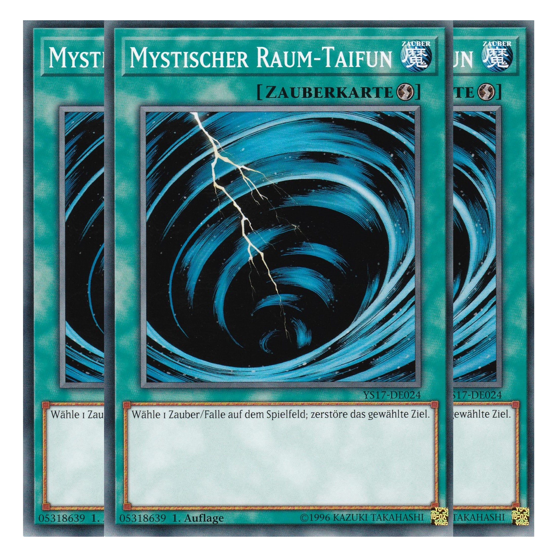 Mystischer Raum-Taifun - YS17-DE024 - Common - Deutsch - 1. Auflage - Starter Deck: Link Strike - Playset (3 Kopien)