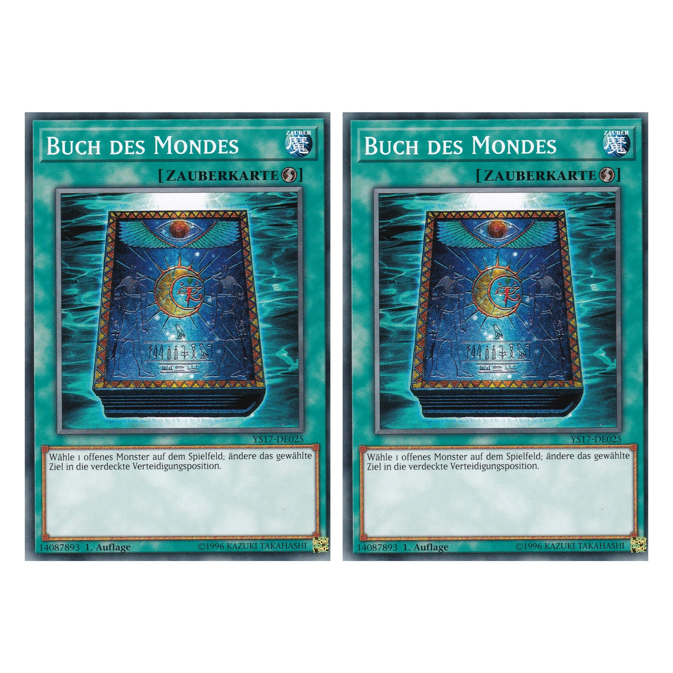 Buch des Mondes - YS17-DE025 - Common - Deutsch - 1. Auflage - Starter Deck: Link Strike - Duo Set (2 Stück) - Yugioh