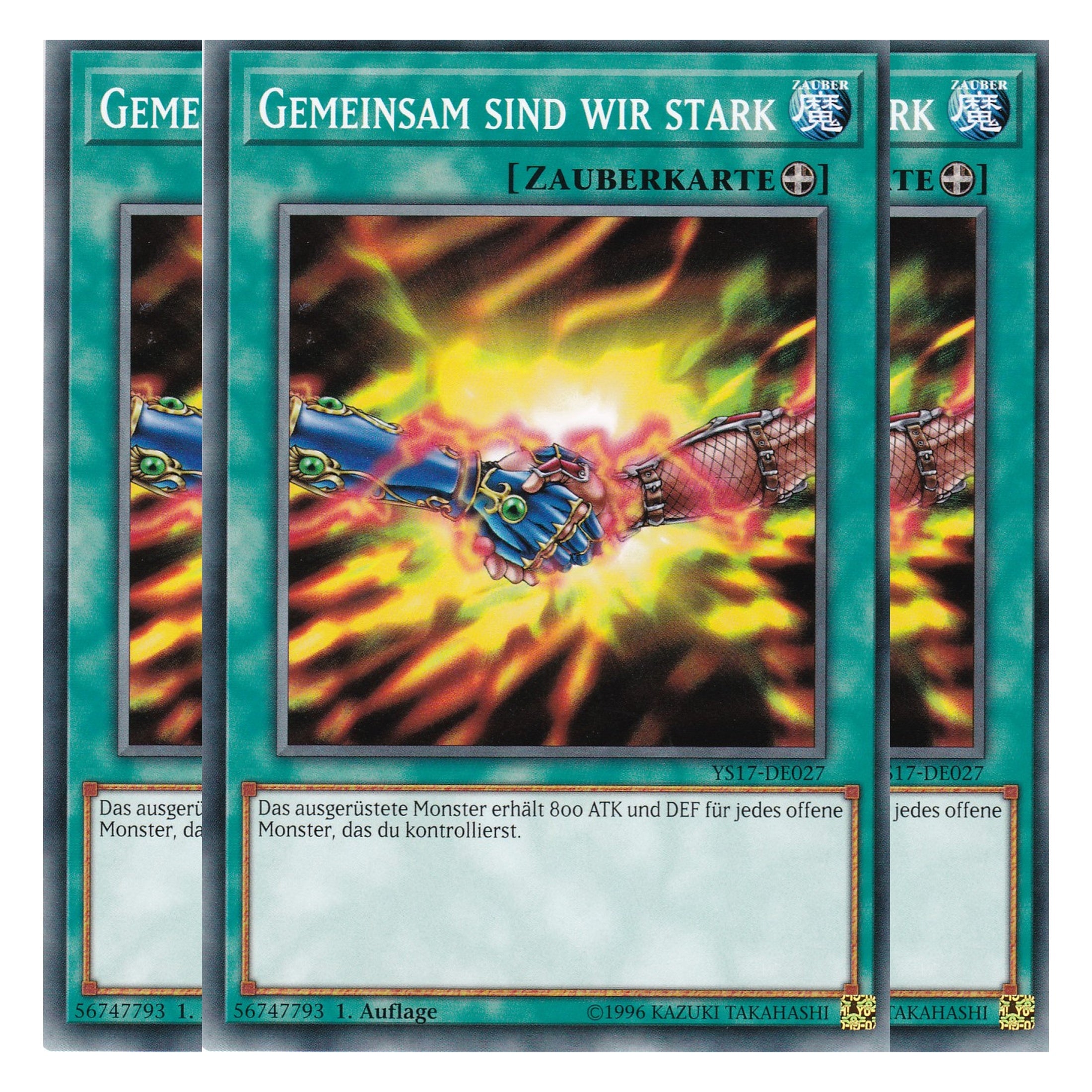 Gemeinsam sind wir Stark - YS17-DE027 - Common - Deutsch - 1. Auflage - Starter Deck: Link Strike - Playset (3 Kopien)