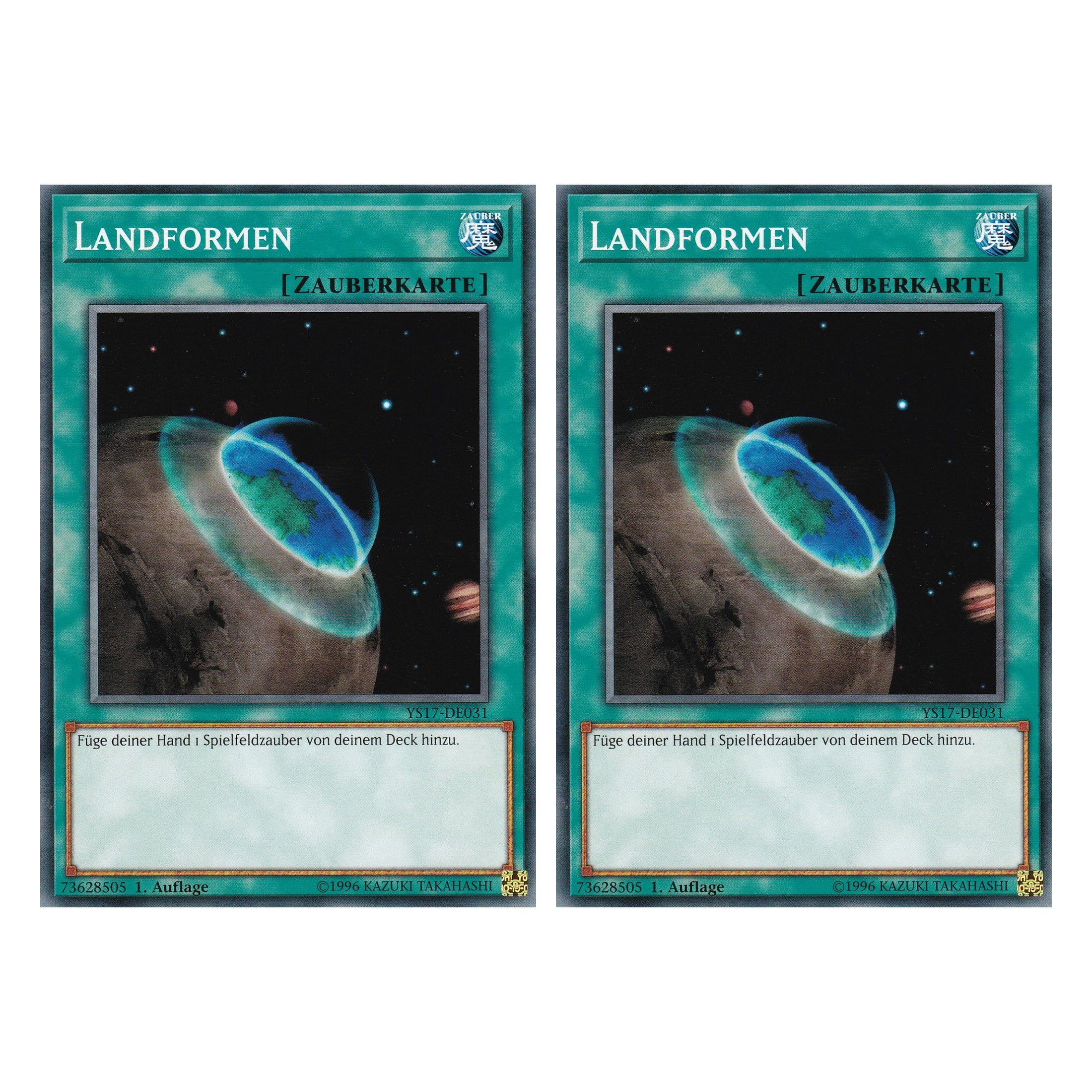 Landformen - YS17-DE031 - Common - Deutsch - 1. Auflage - Starter Deck: Link Strike - Duo Set (2 Stück) - Yugioh